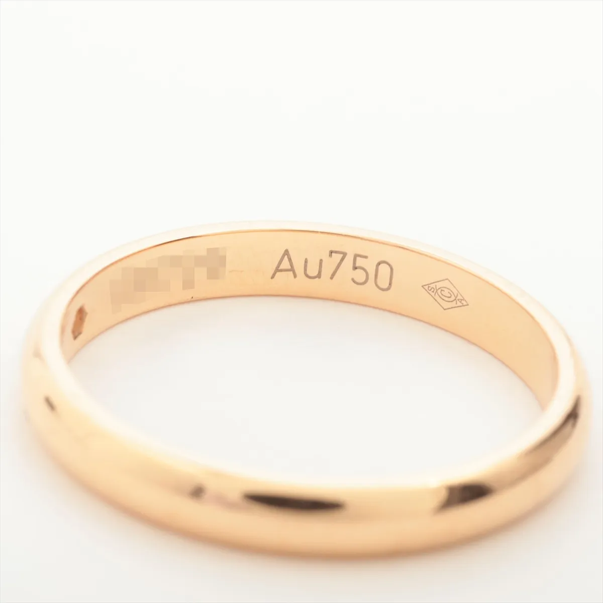 Wedding 1P Diamond Ring 750 (Yellow Gold) 2.2g 49 OXI729 — view 4