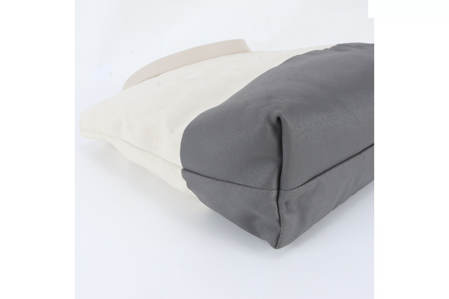 Leather and canvas 2-way tote bag — view 6