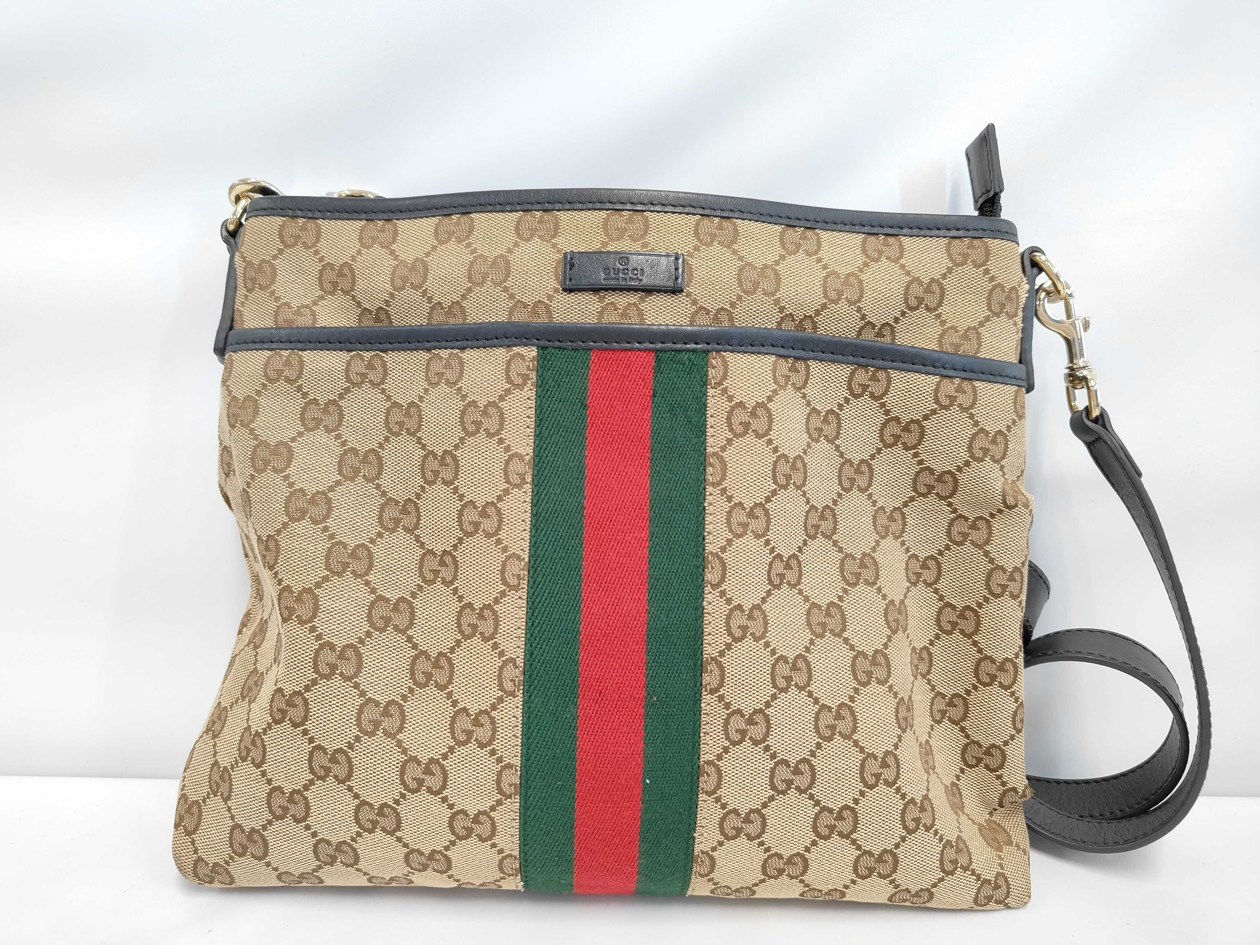 GG Canvas Sherry Line Shoulder Bag Crossbody