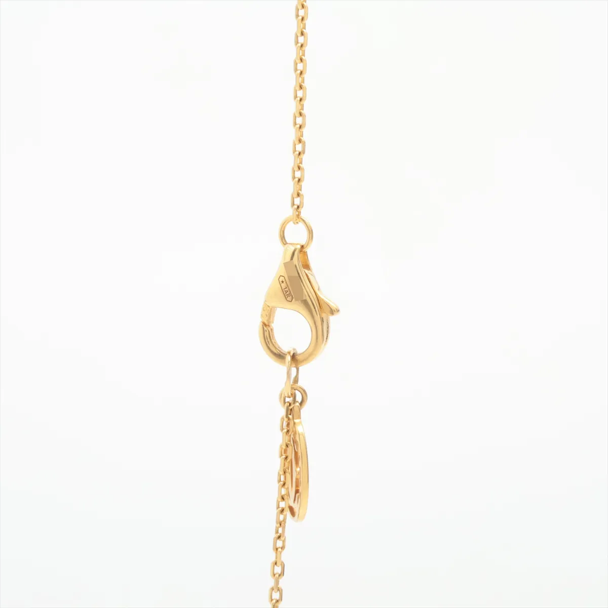 Damour XS Diamond Necklace, 750 (Yellow Gold), 2.2g, KOV242. Features: Dents and — view 3