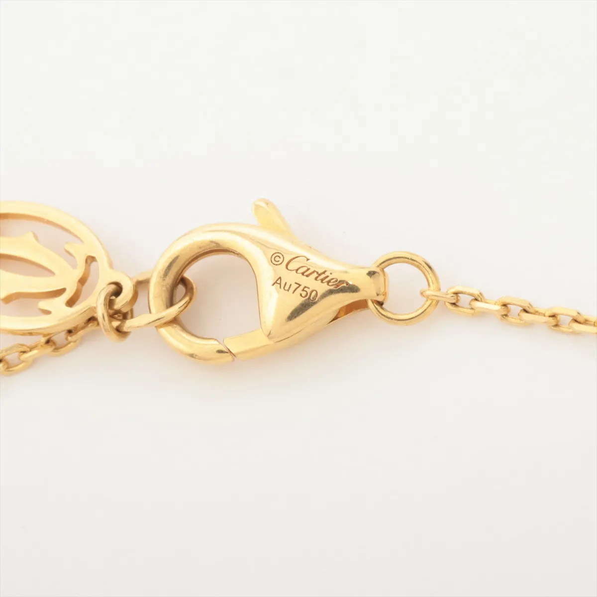 Damour XS Diamond Necklace, 750 (Yellow Gold), 2.2g, KOV242. Features: Dents and — view 4