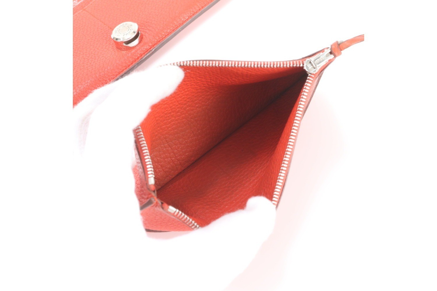 P Stamped Dogon Duo GM Leather Long Wallet — view 10