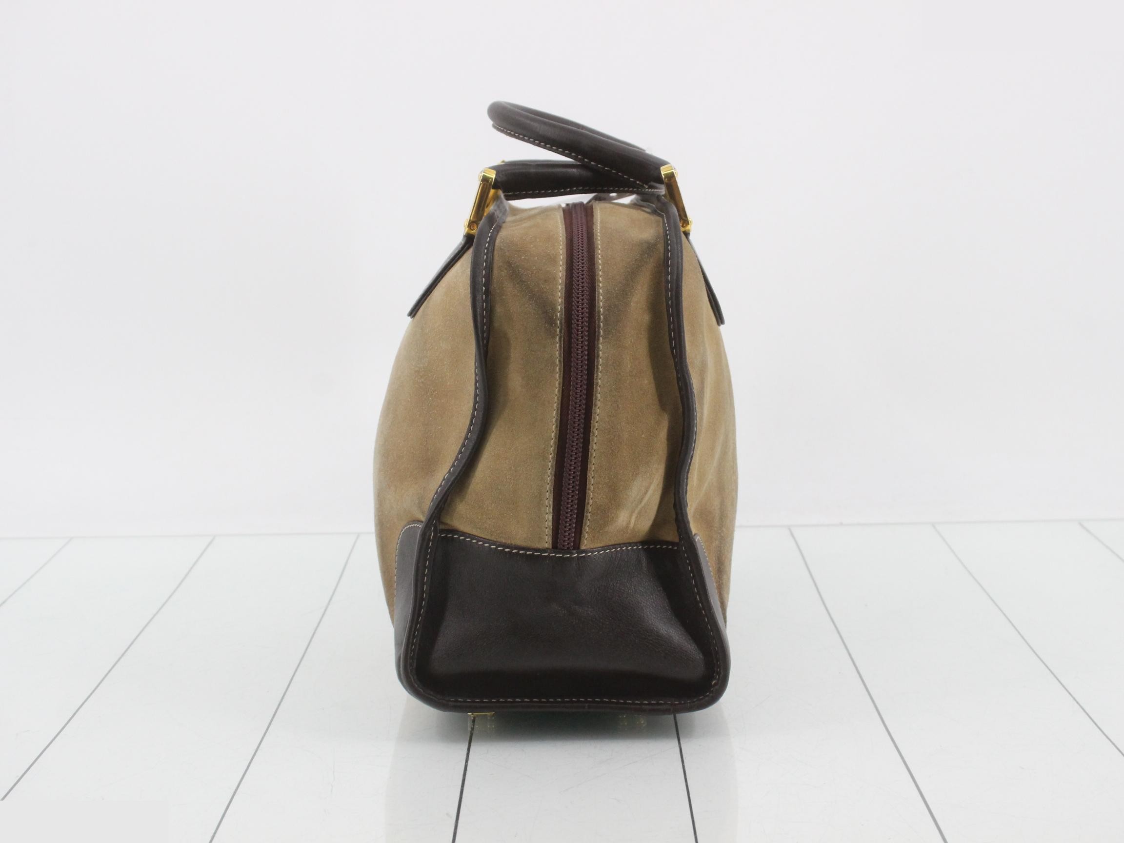 Suede handbag, Amazona — view 3