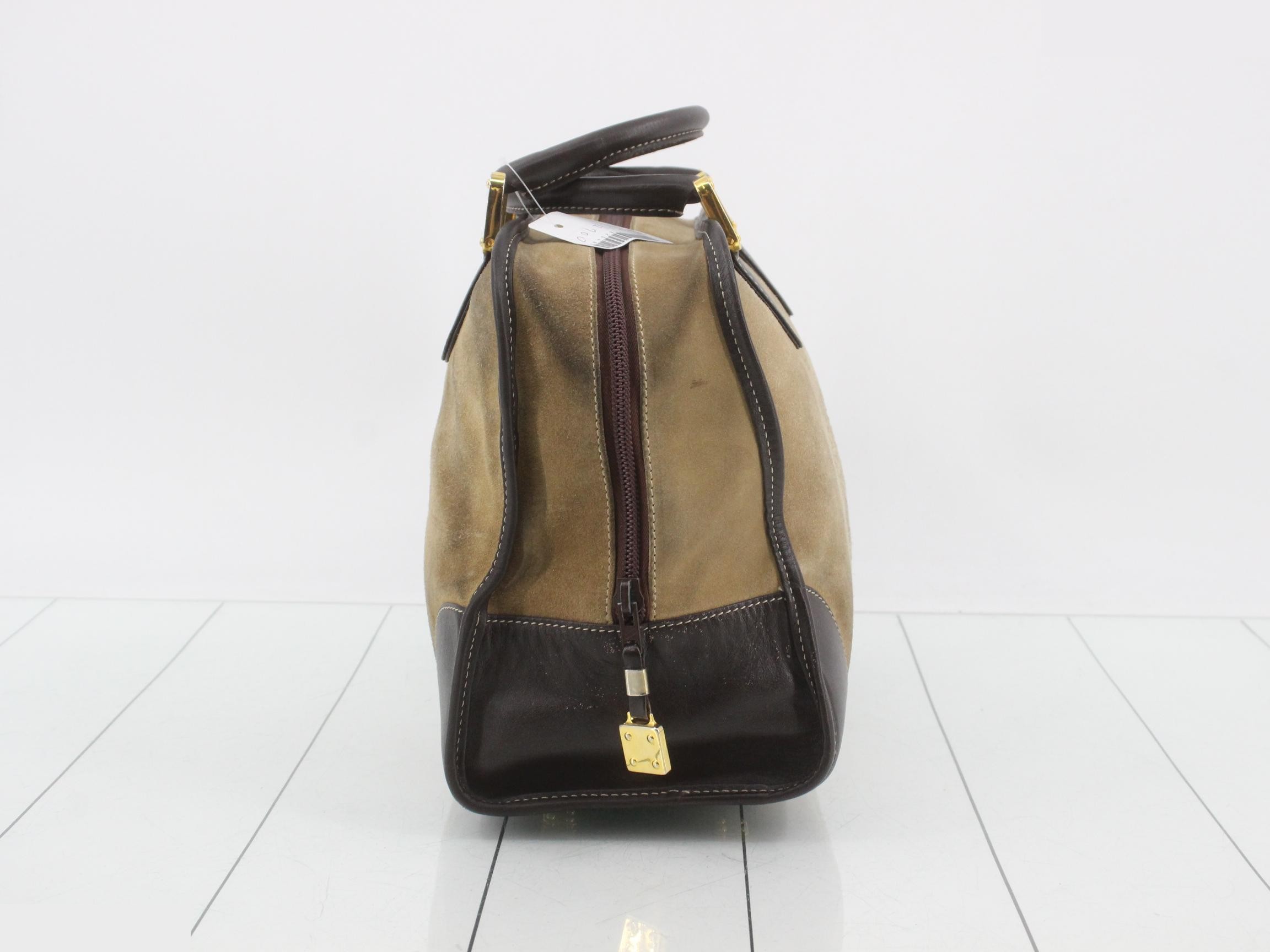 Suede handbag, Amazona — view 4