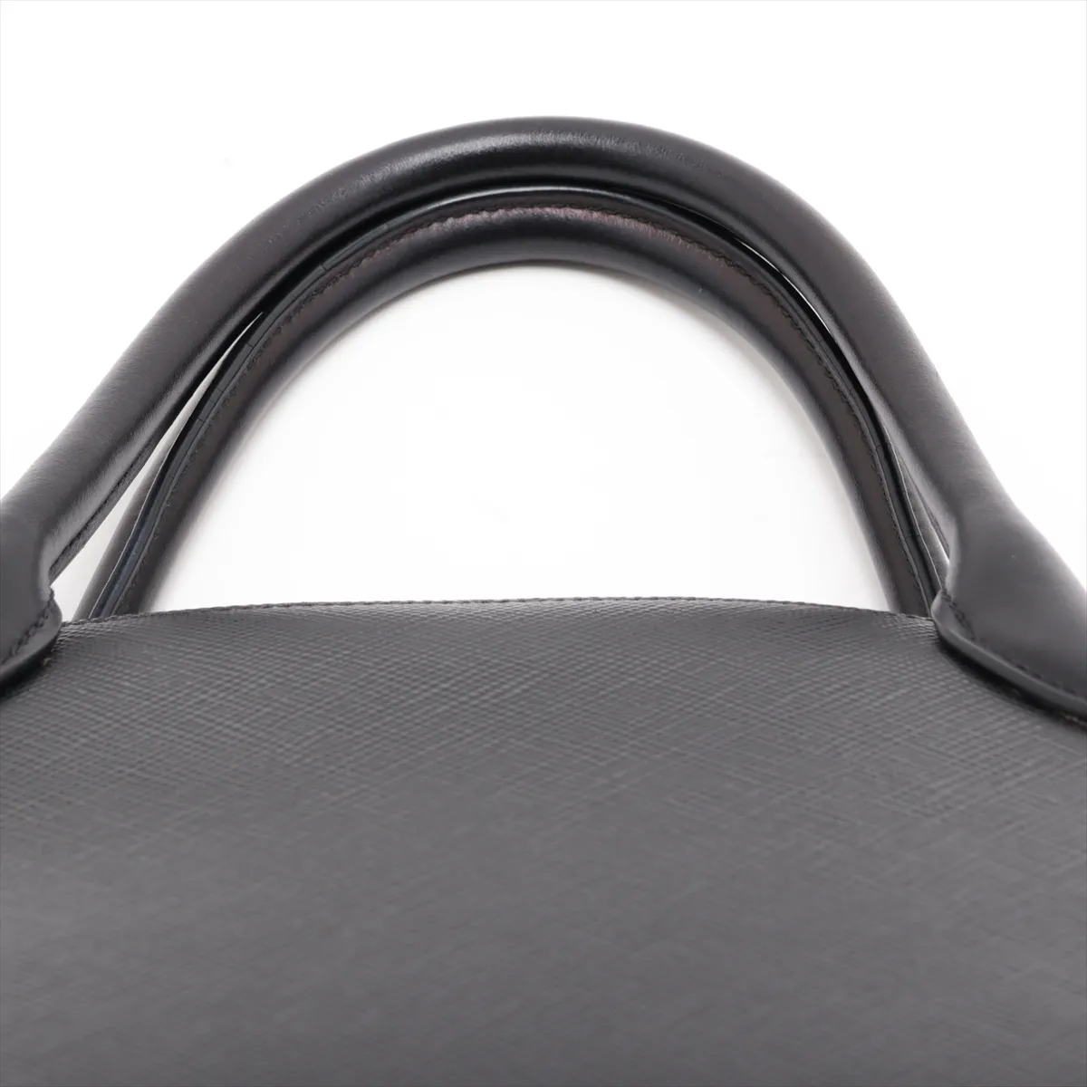 Saffiano Cuir Leather 2-Way Handbag, Black, 1BA156, Unsigned Guarantee Card — view 6