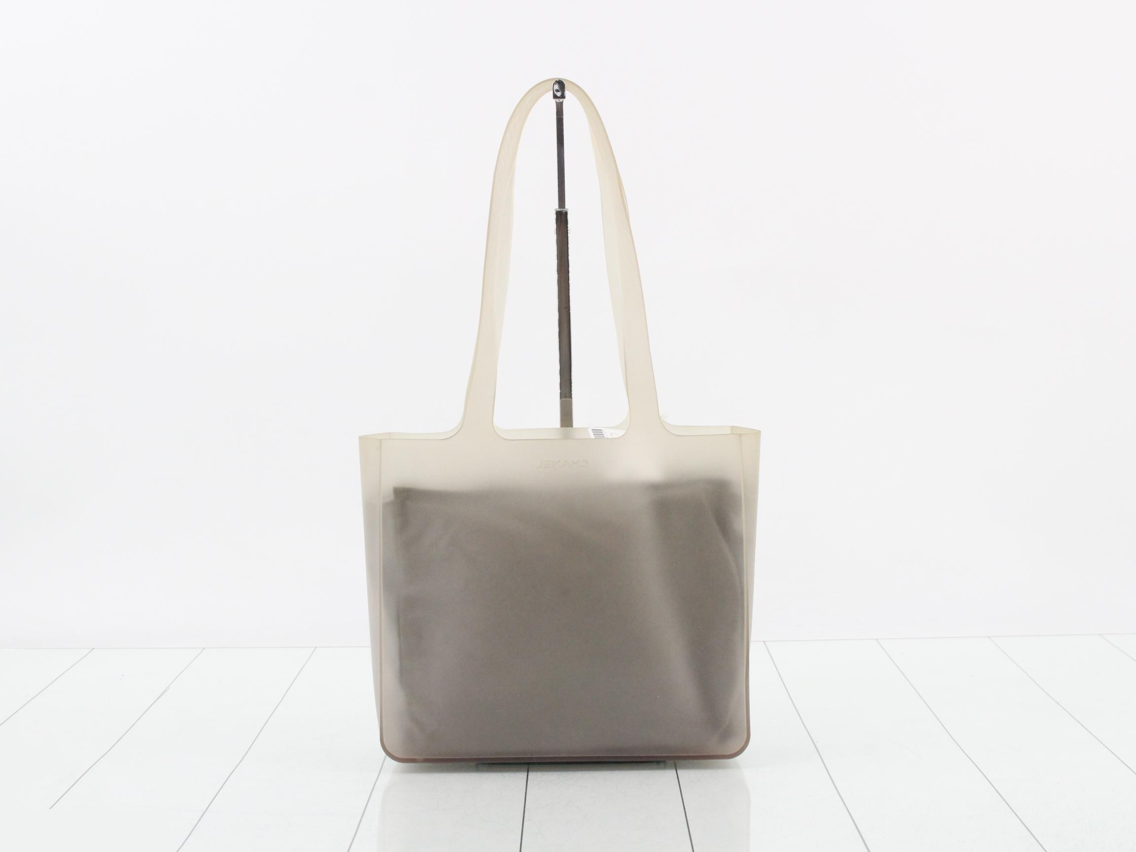 Rubber tote bag with pouch — view 2