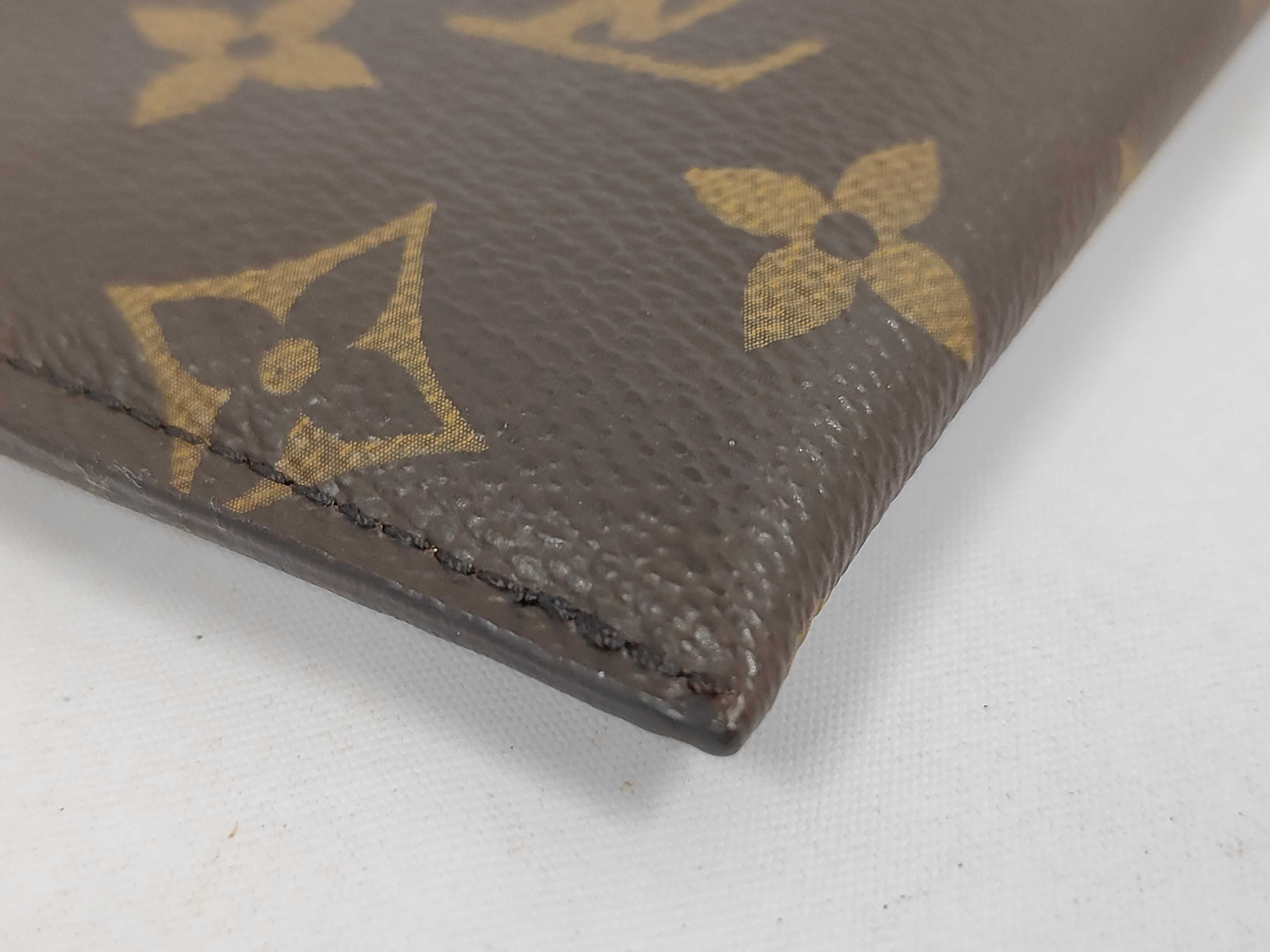Monogram Louis Vuitton Monogram Etui Lunettes MM Glasses Case M66544 SN21*4 Wallet — view 3