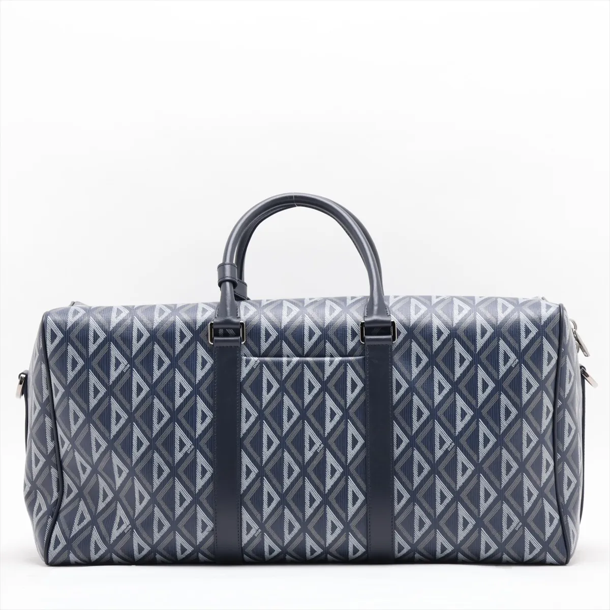 CD Diamond Lango 50 PVC x Leather 2-Way Boston Bag, Navy — view 2