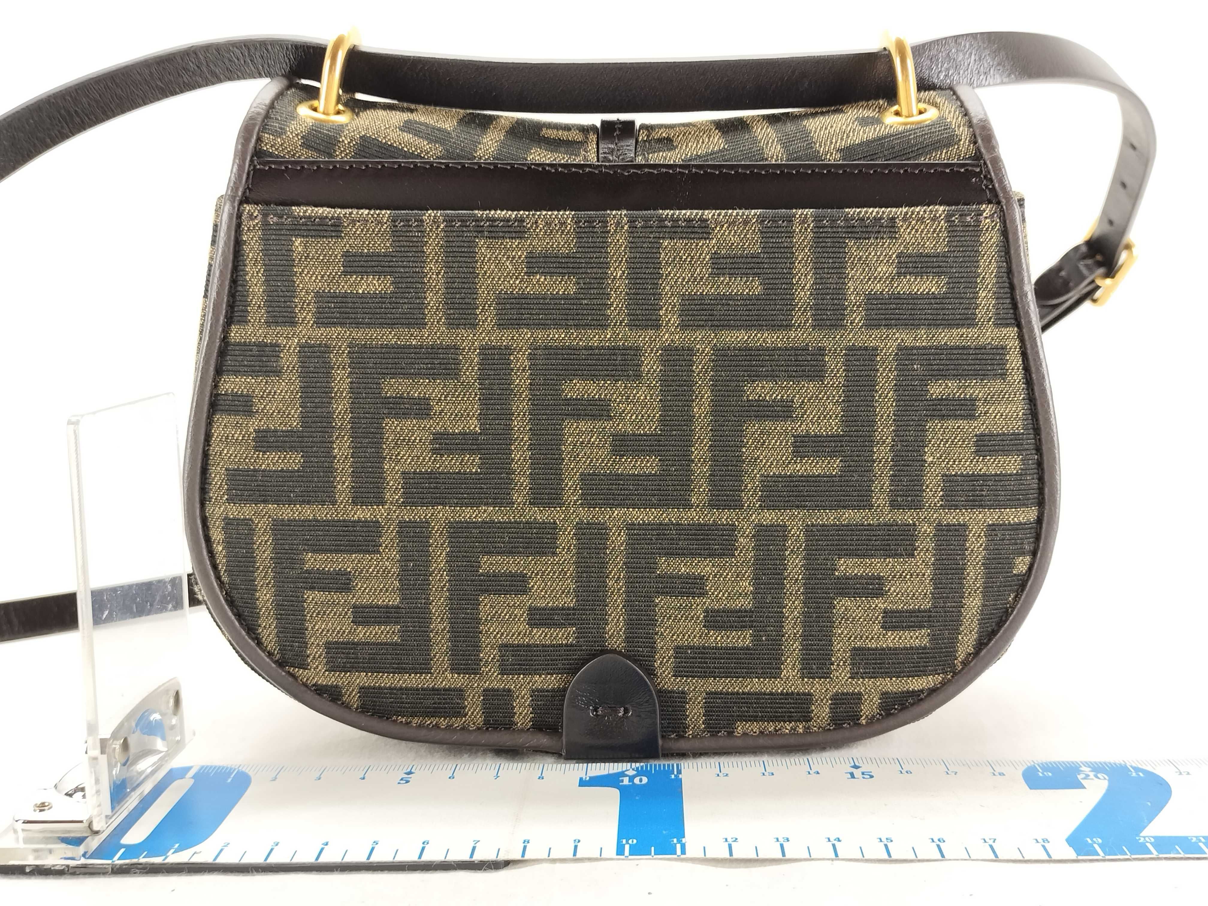 Zucca Pattern Fendi Camon Small Zucca Pattern Shoulder Bag 8BS082 Shoulder Bag — view 2