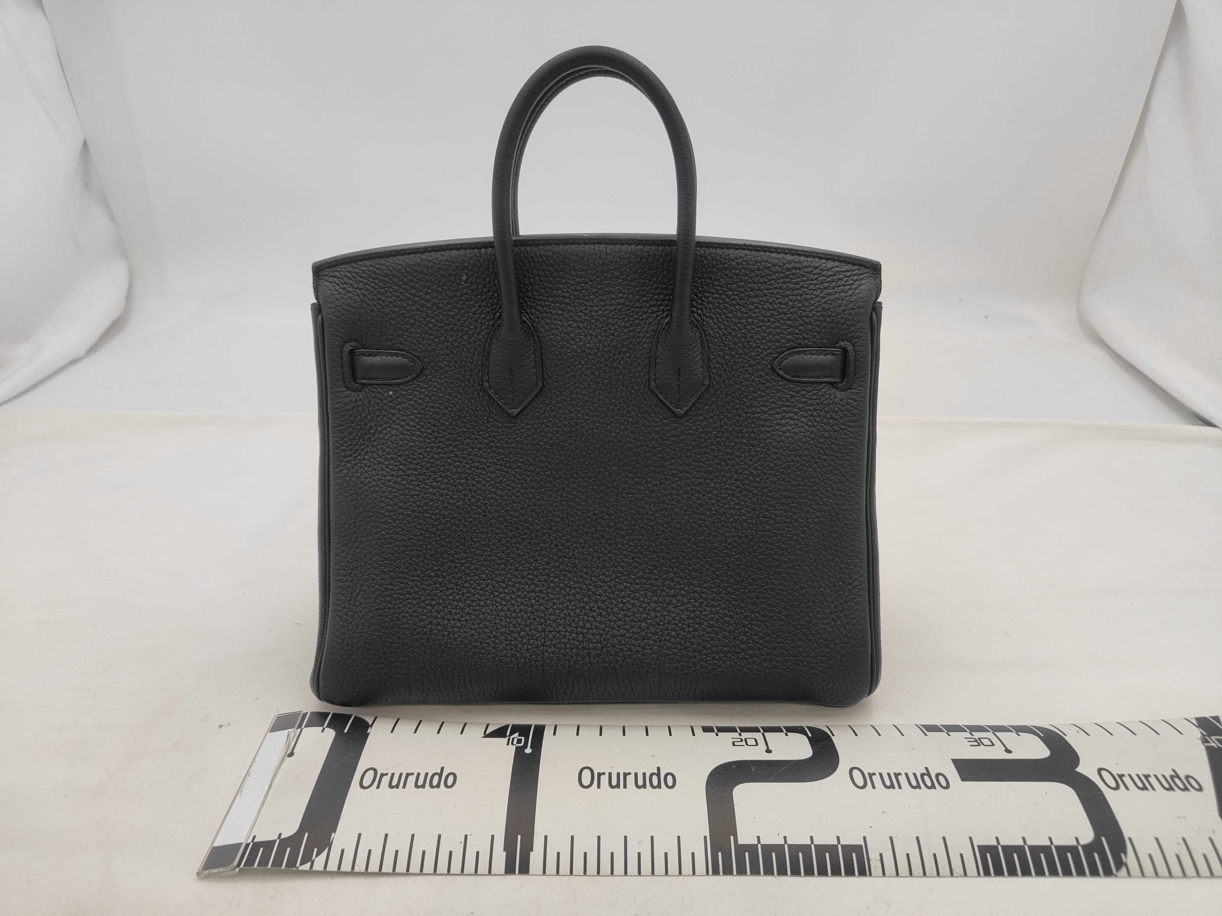 Birkin 25 handbag (black) — view 2