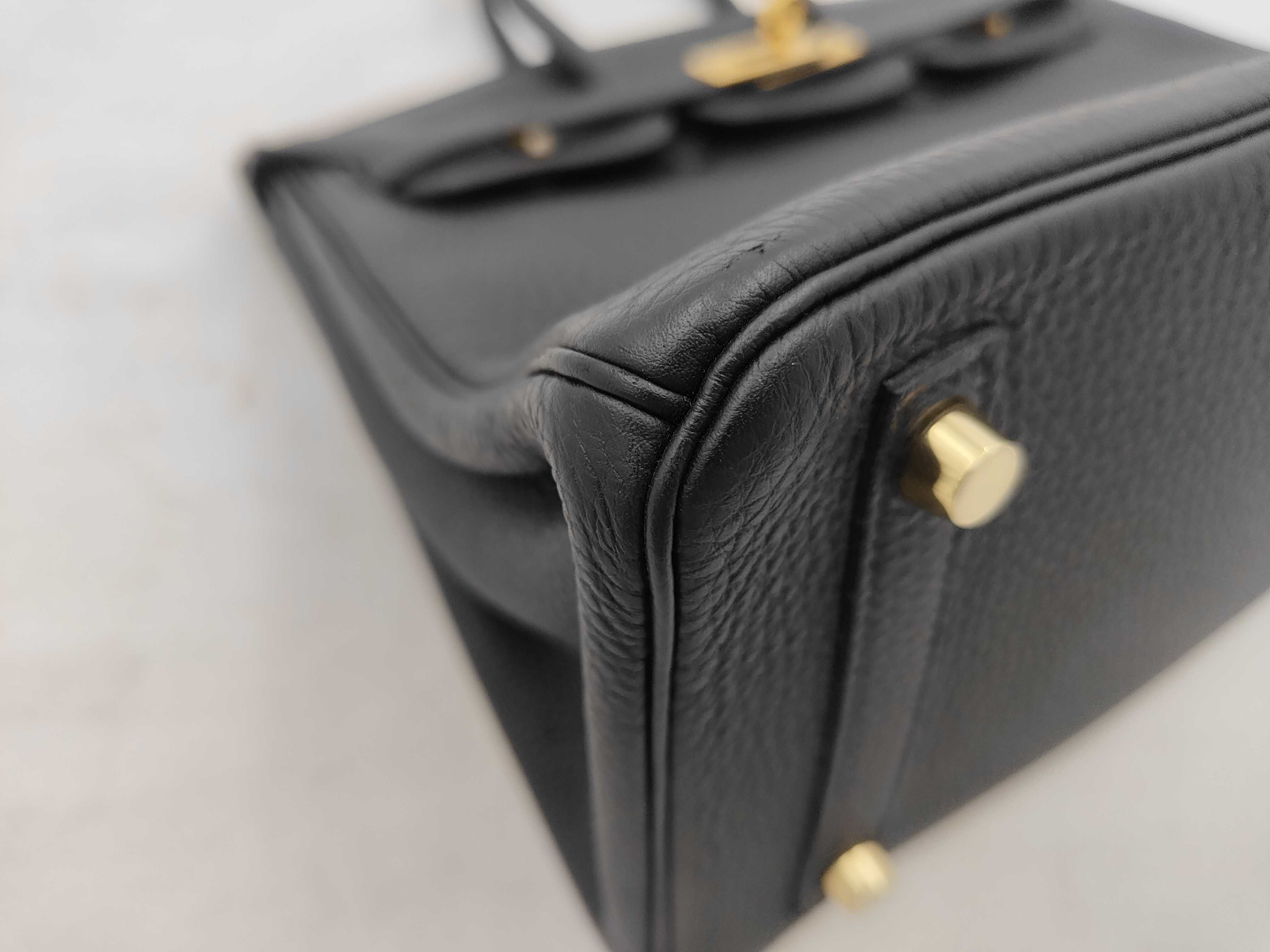Birkin 25 handbag (black) — view 6