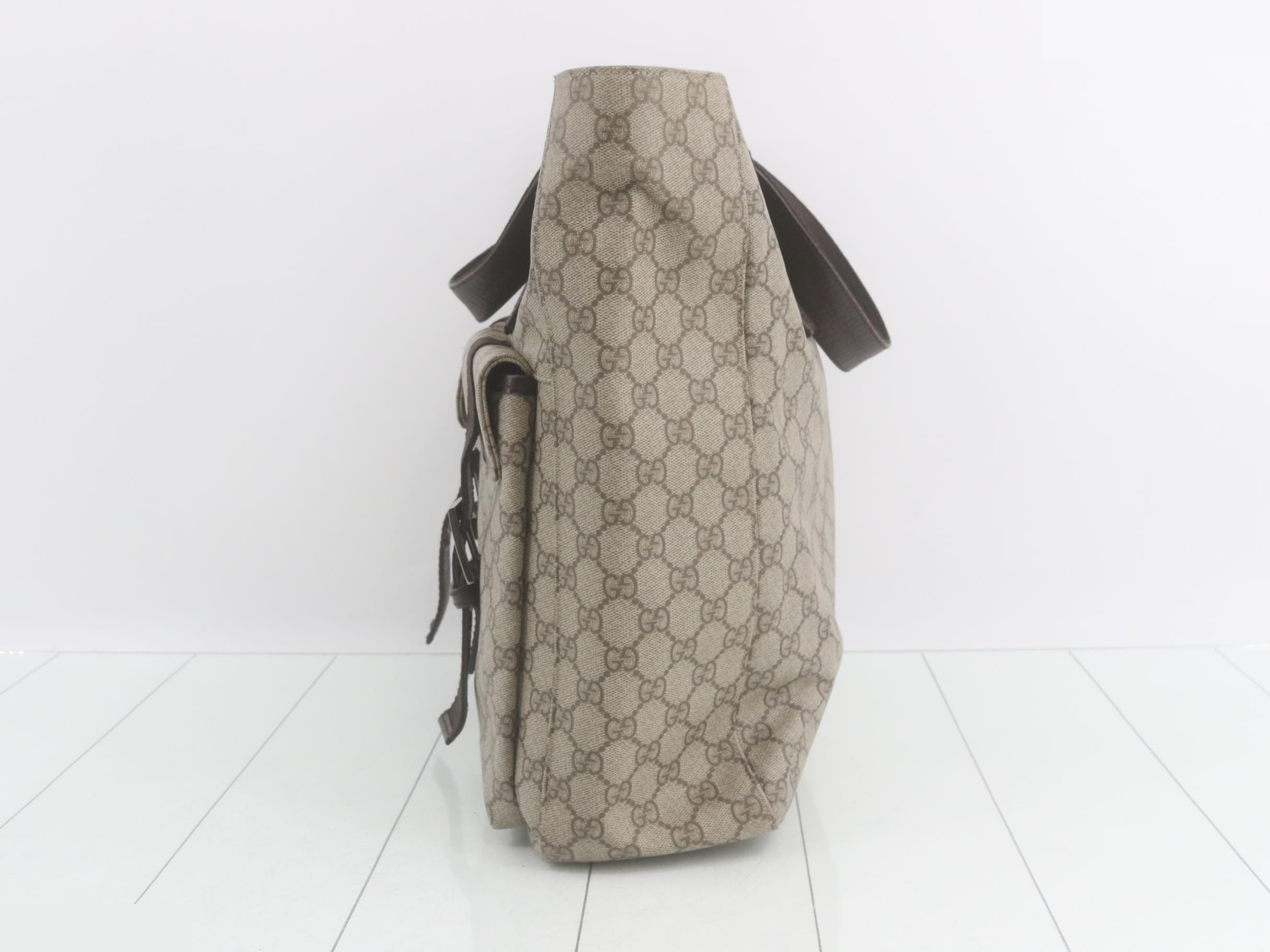 GG Supreme Leather Tote Bag — view 3