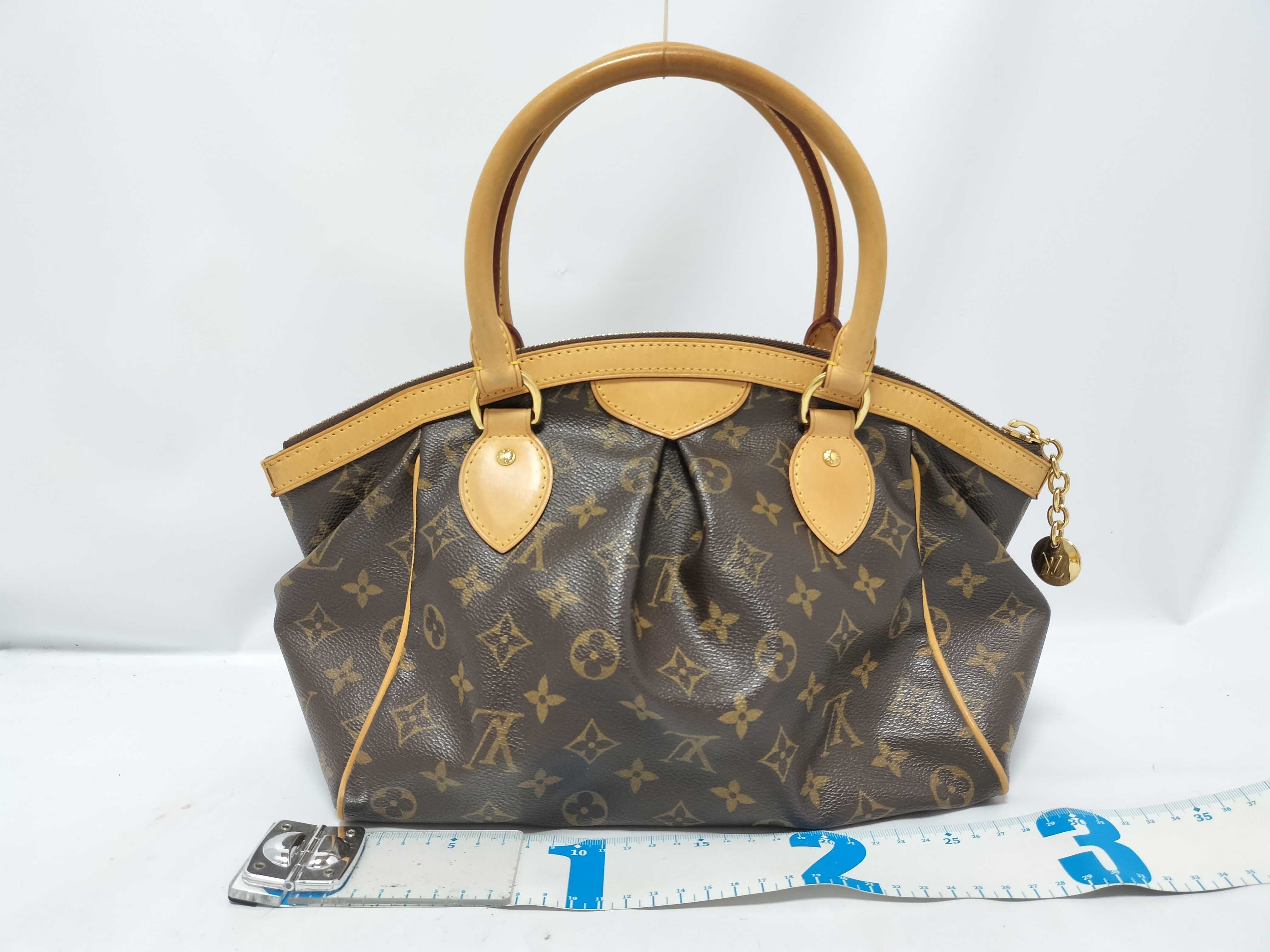 Damier Monogram Tivoli PM M40143 AR0069 Brown Handbag — view 2