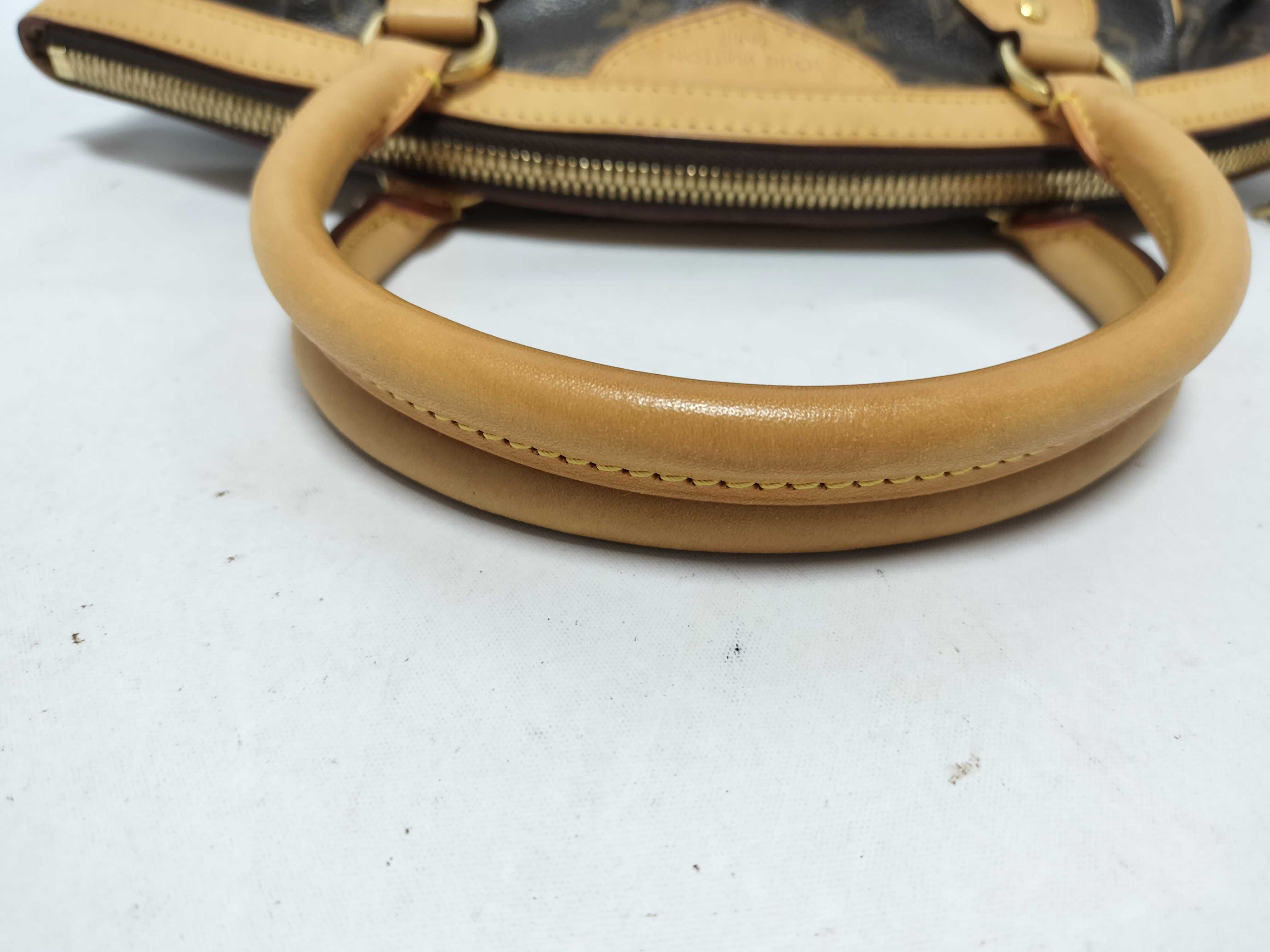 Damier Monogram Tivoli PM M40143 AR0069 Brown Handbag — view 4