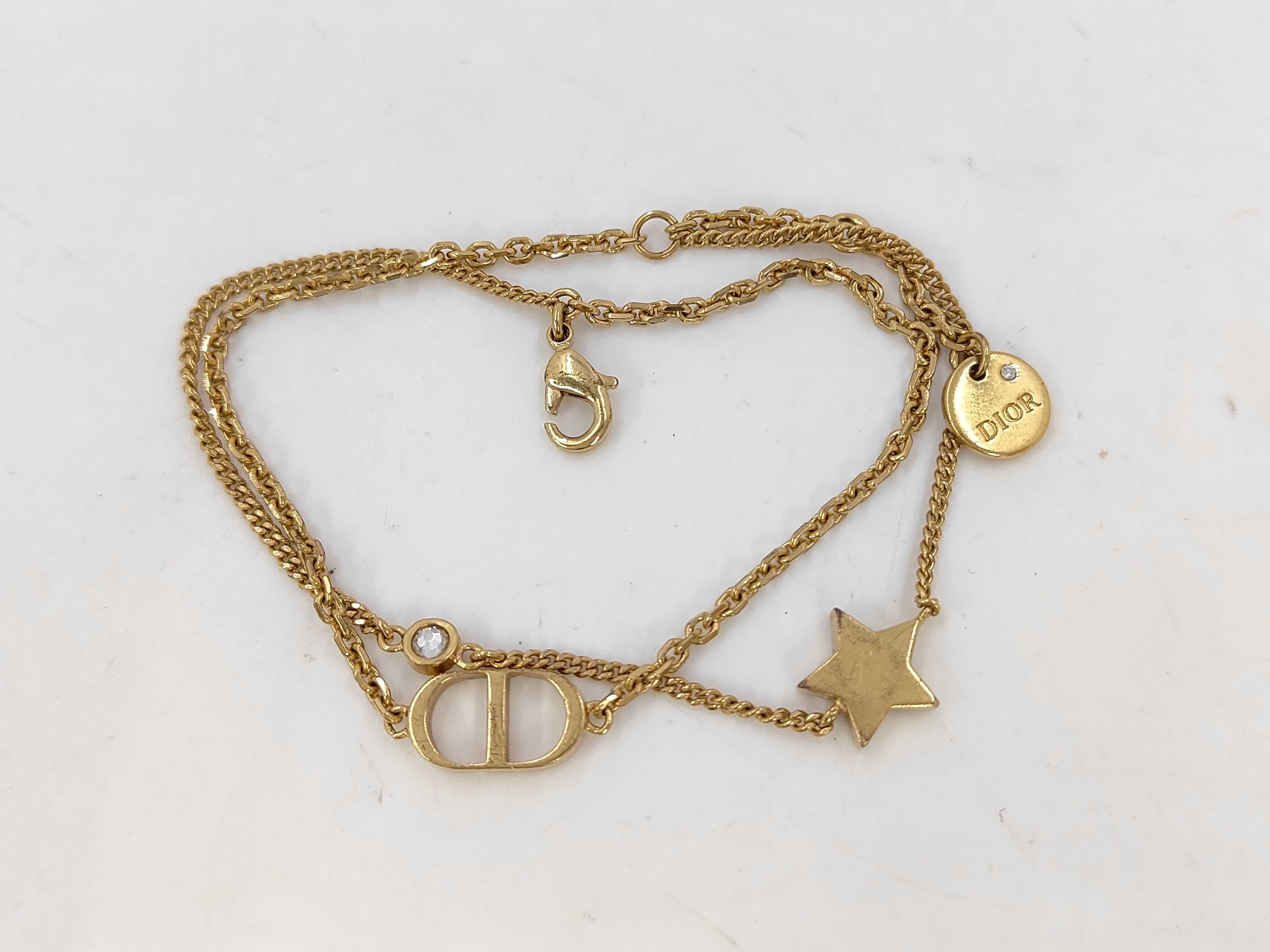 GP/Rhinestone Petite CD Double Bracelet Bracelet/Bangle — view 2
