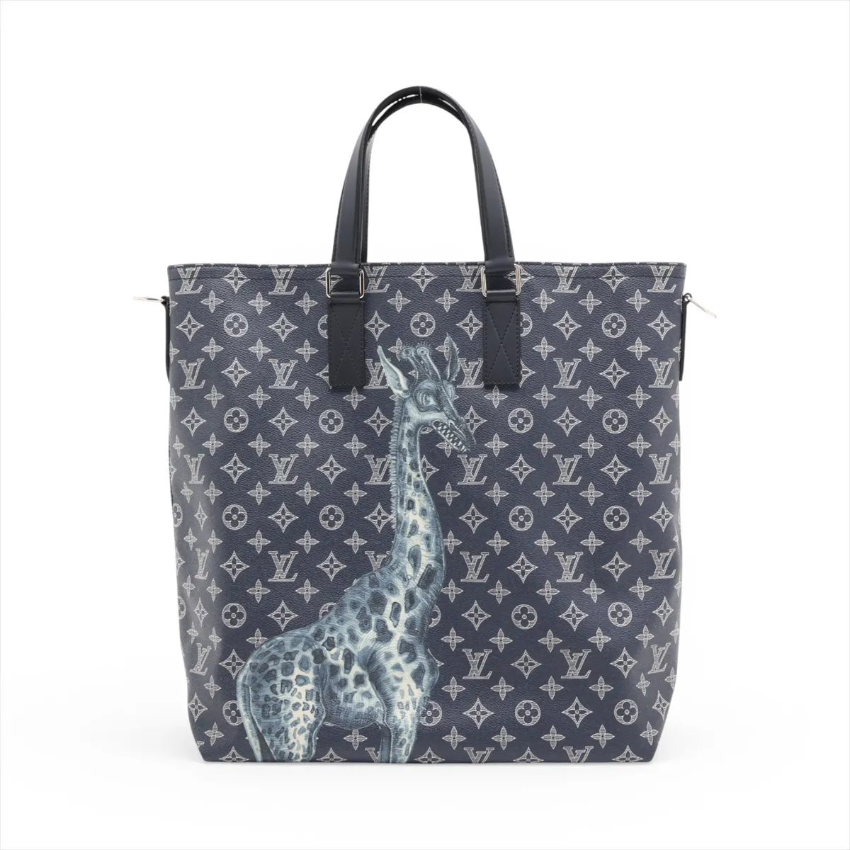 Monogram Savannah Chapman Tote M54127 RI0197 Navy — view 2