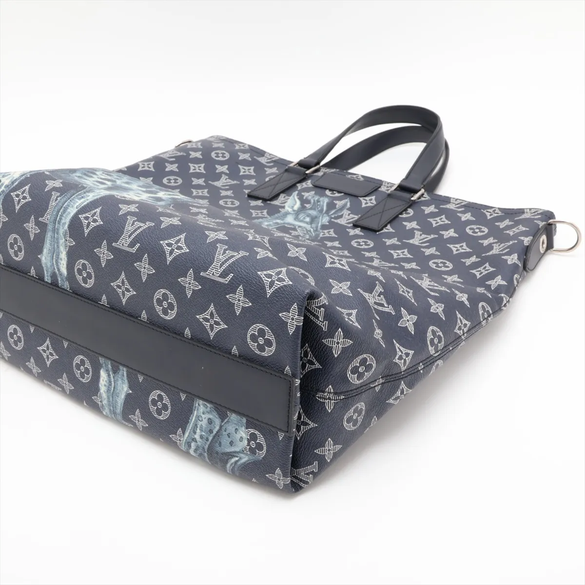 Monogram Savannah Chapman Tote M54127 RI0197 Navy — view 3