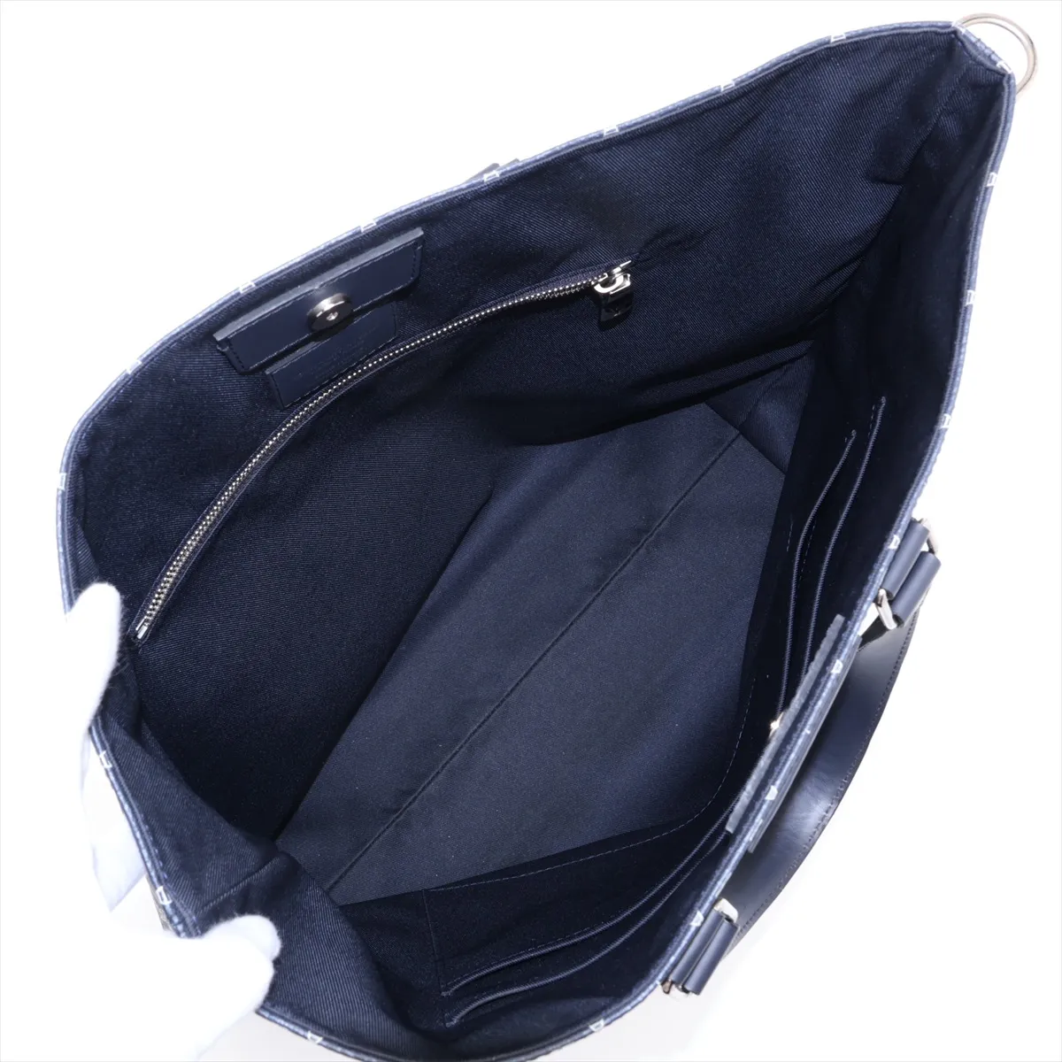 Monogram Savannah Chapman Tote M54127 RI0197 Navy — view 8