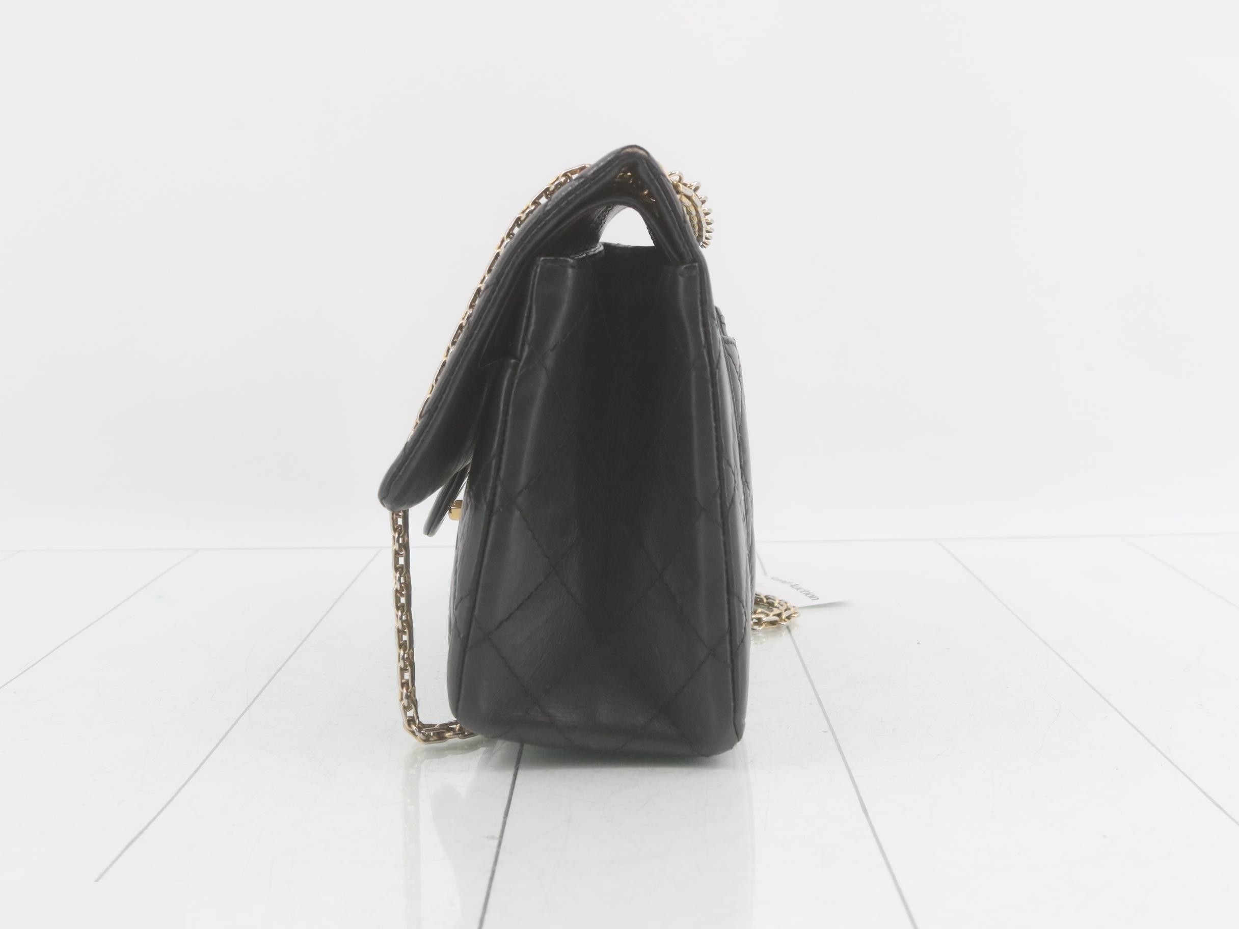 2.55 Leather Double Flap Double Chain Shoulder Bag — view 3