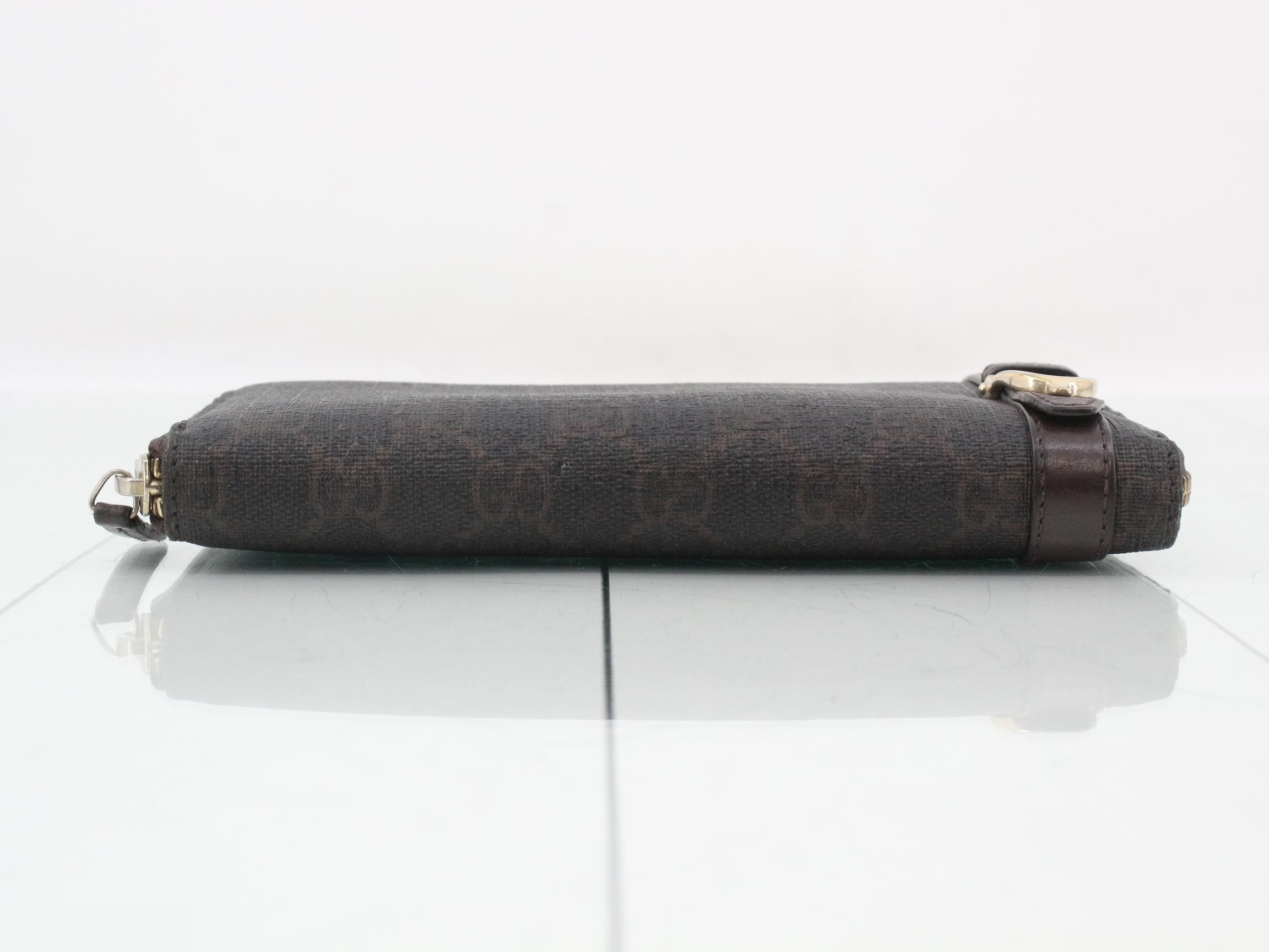 Round zipper long wallet — view 3