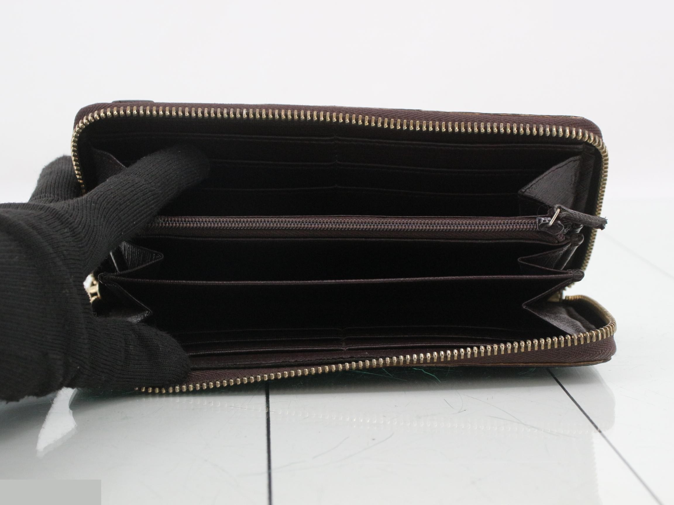 Round zipper long wallet — view 4