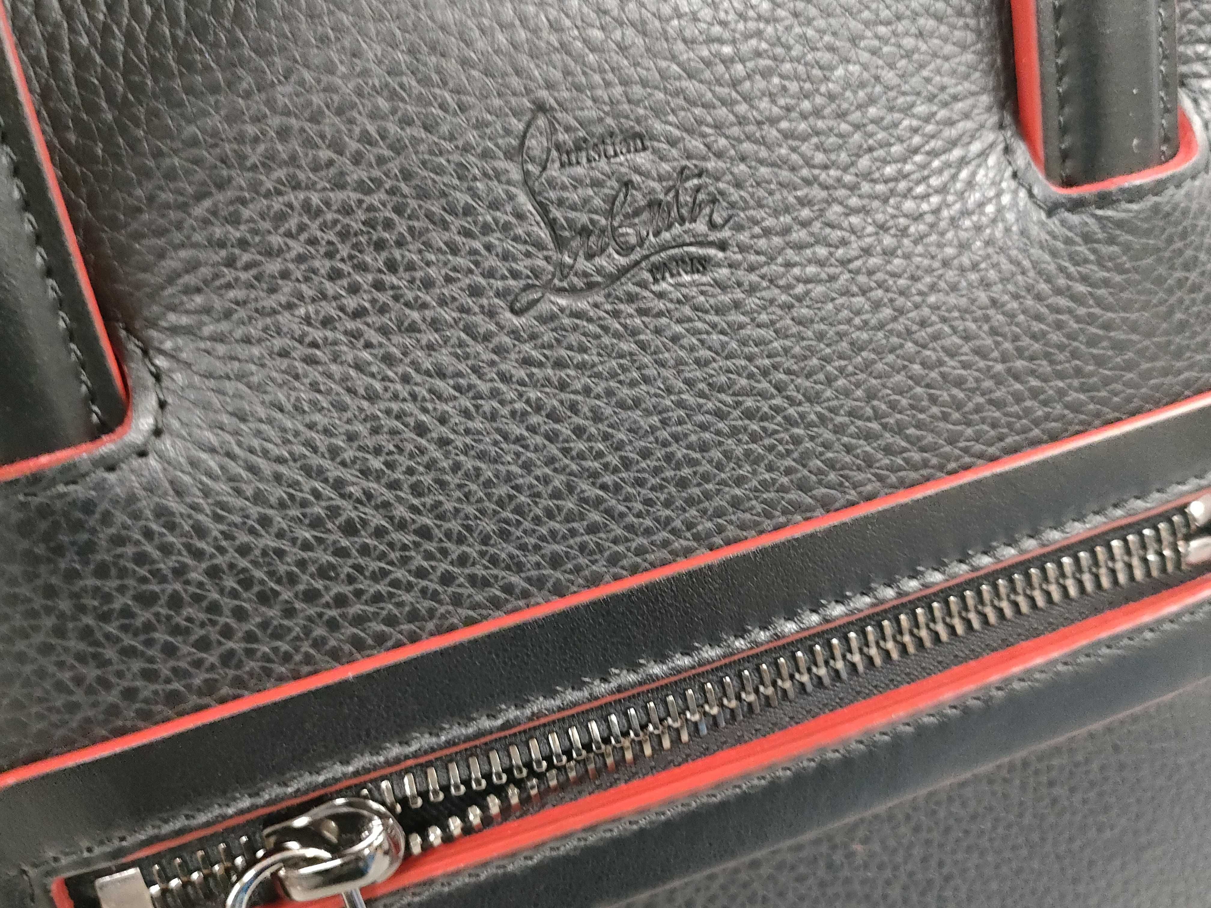 Trick Track 1165005 Handbag, Leather, Black/Red — view 12