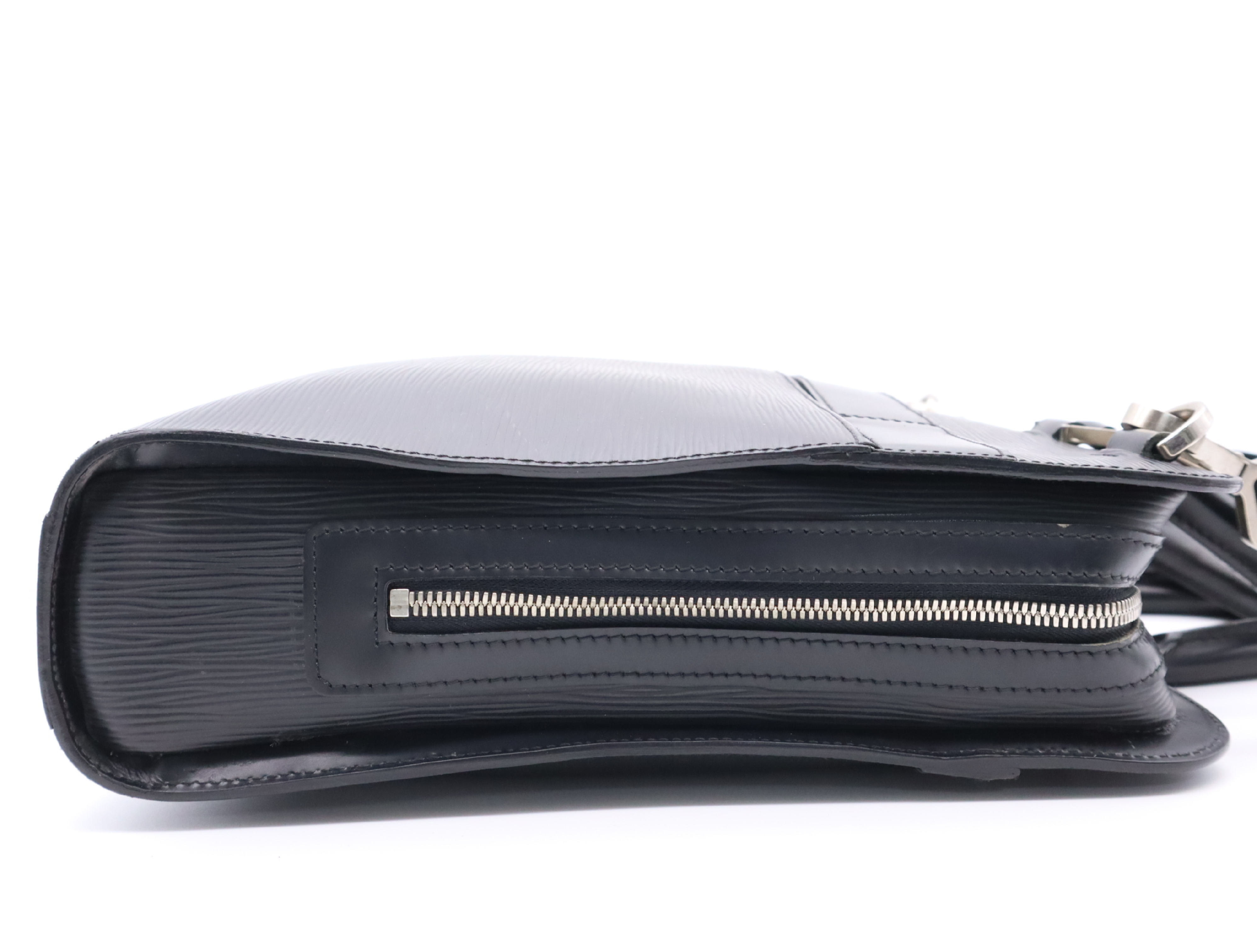 M54032 Epi Bassano MM Noir Business Bag with Optional Strap — view 5