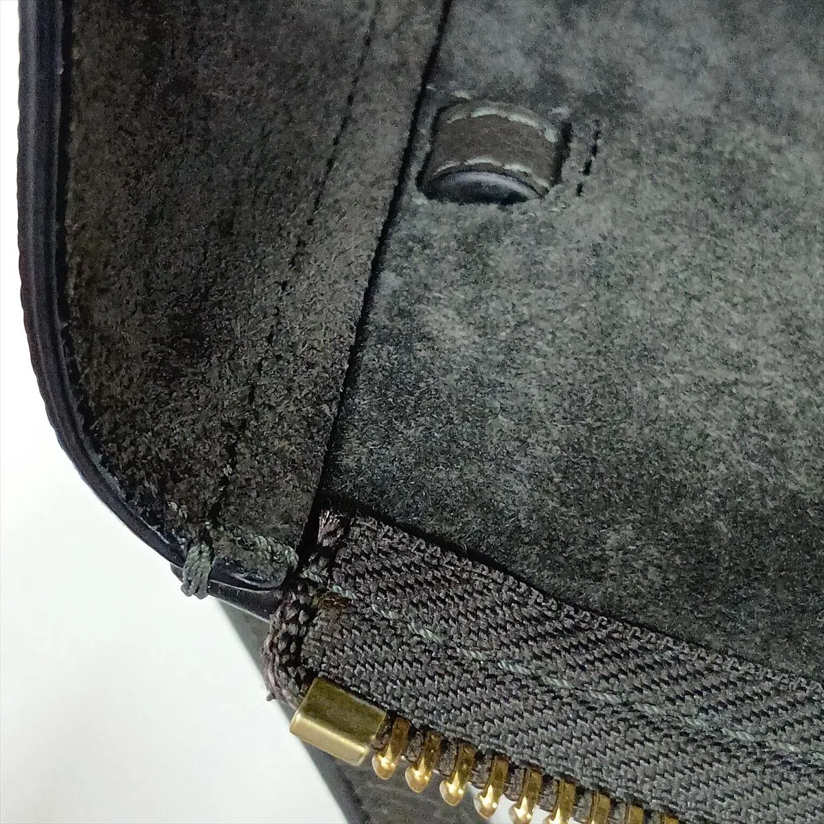 Belt Bag Nano Leather 2-Way Handbag, Gray — view 13