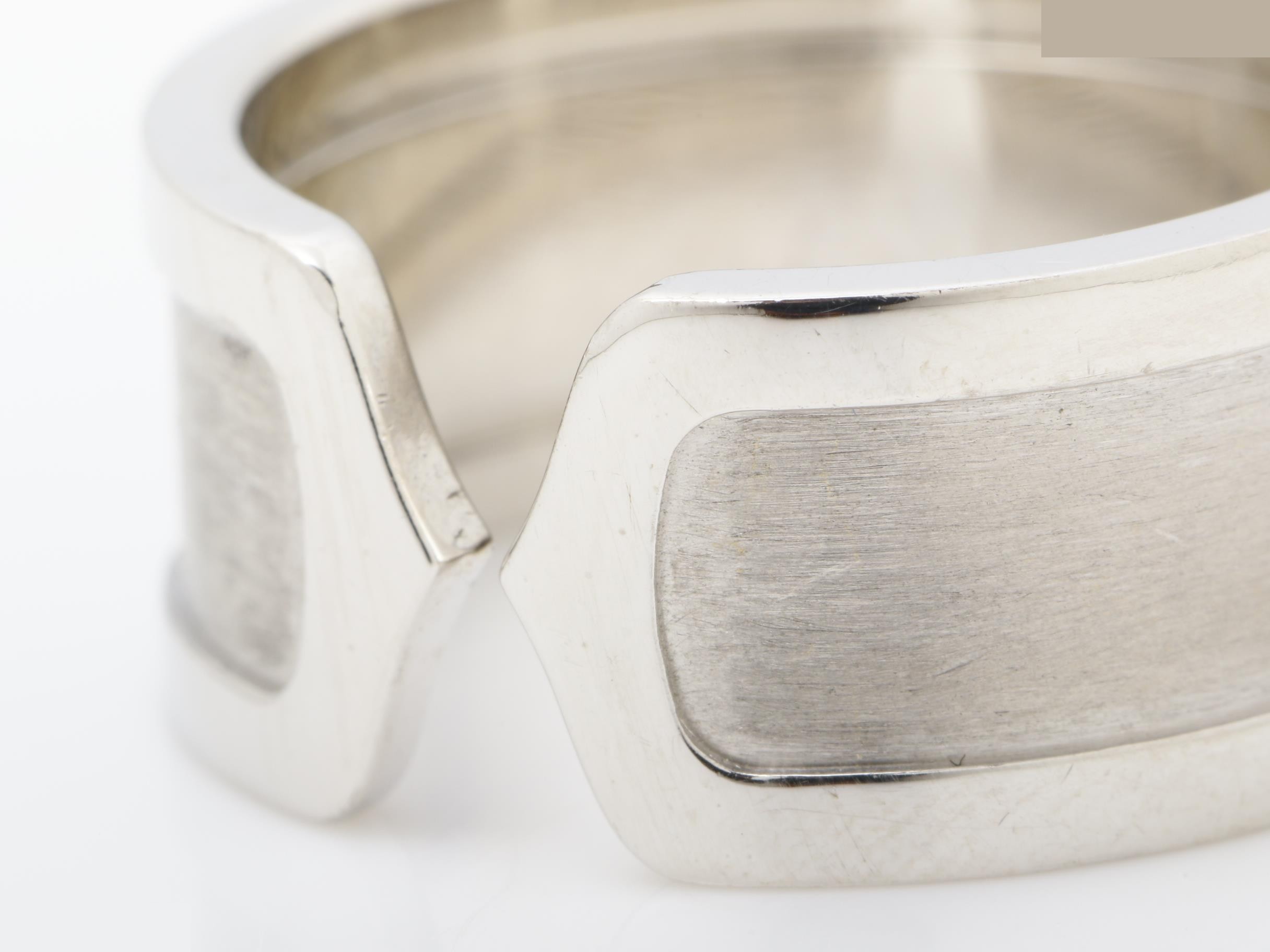 2C Motif (Precious Metal) Ring, 750WG, 13.8g, #58 — view 3