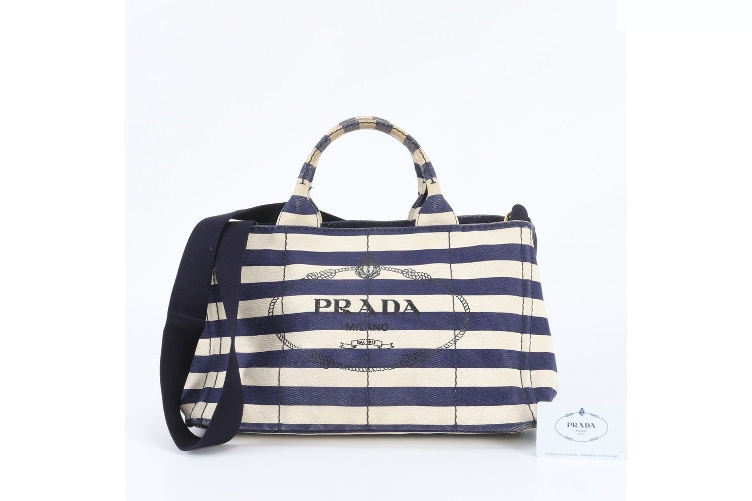 Guarantee included Canapa Border B2642B 2-Way Tote Bag