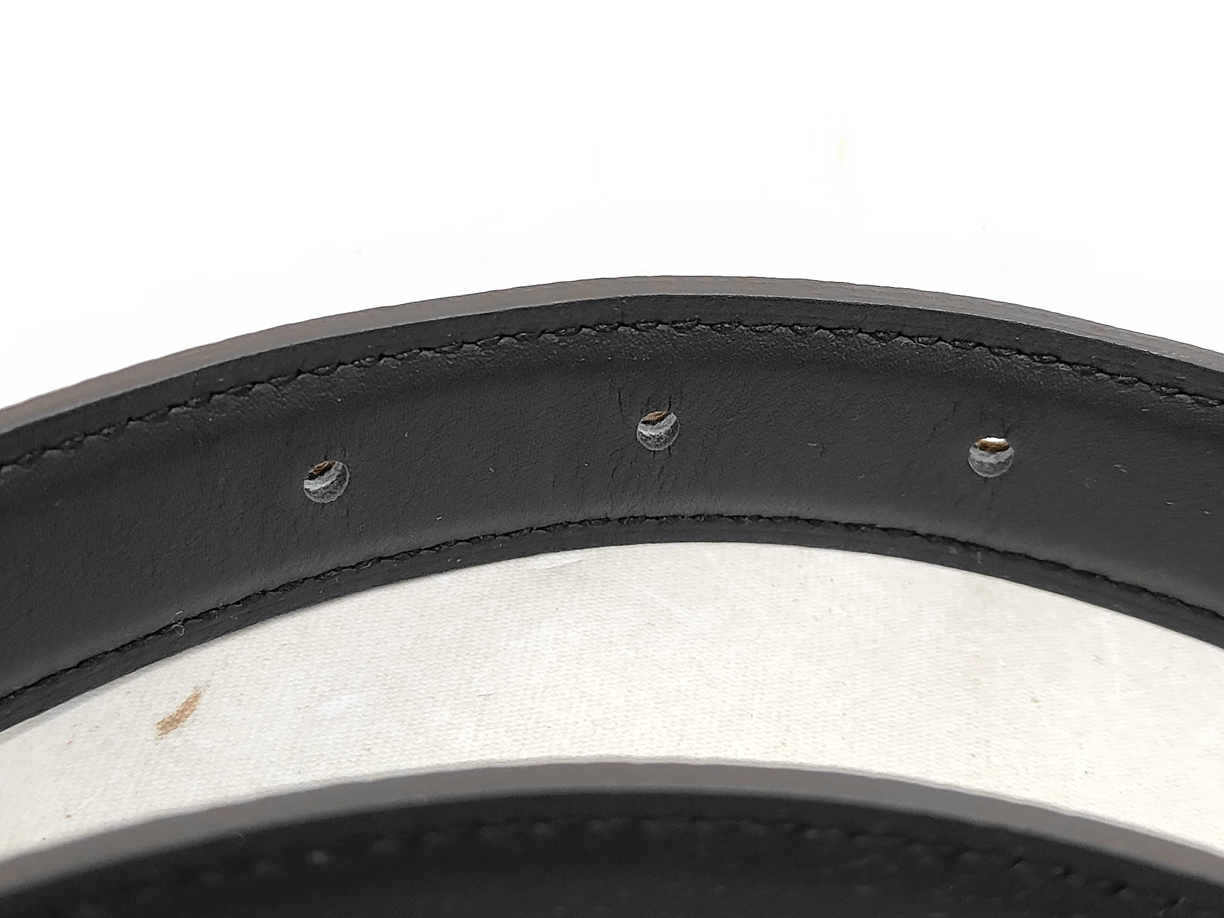 Constance Belt Etoupe Black 75 GP W Stamp Belt — view 4