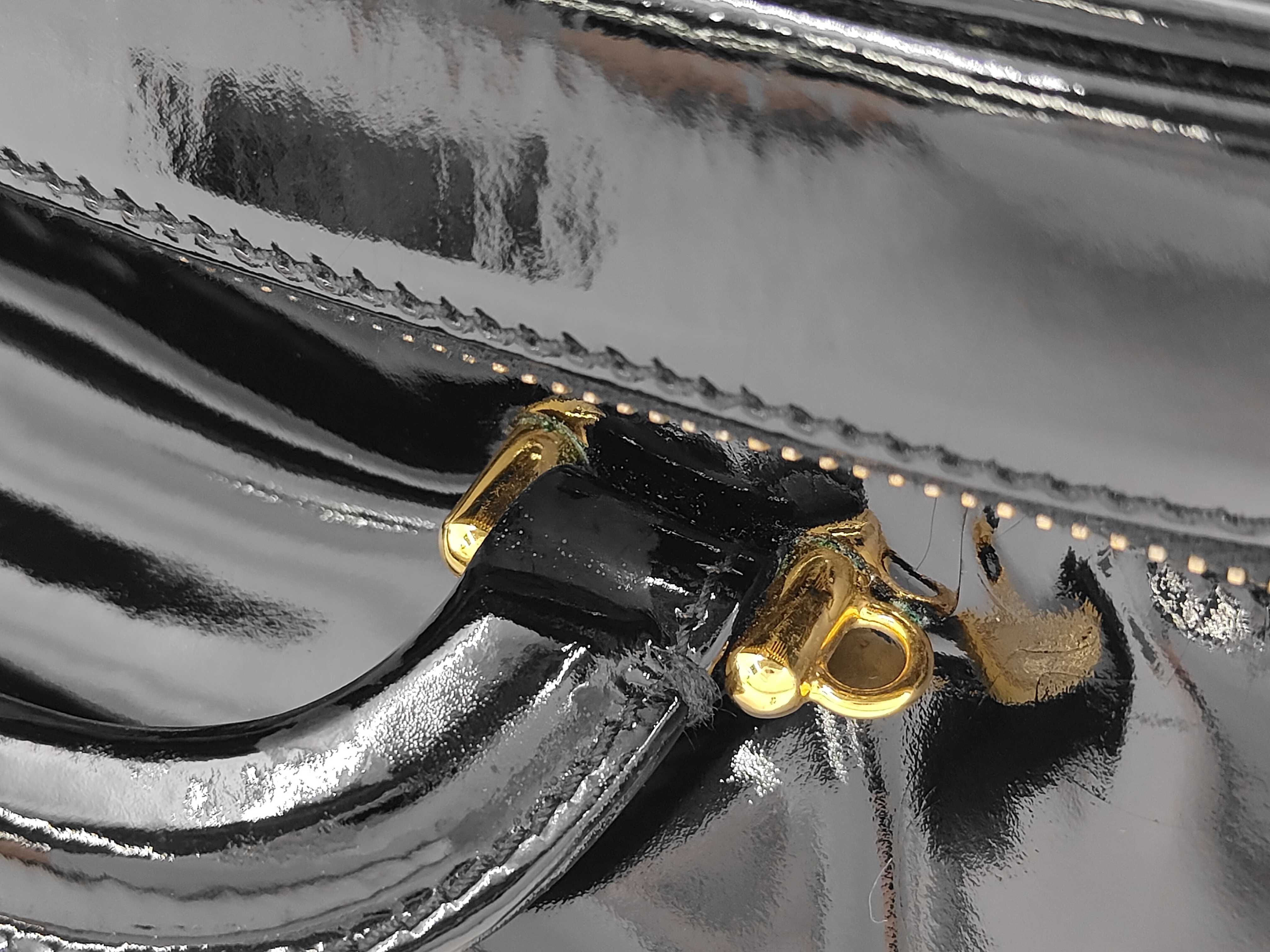 Vanity Bag, Patent Leather, Black — view 5