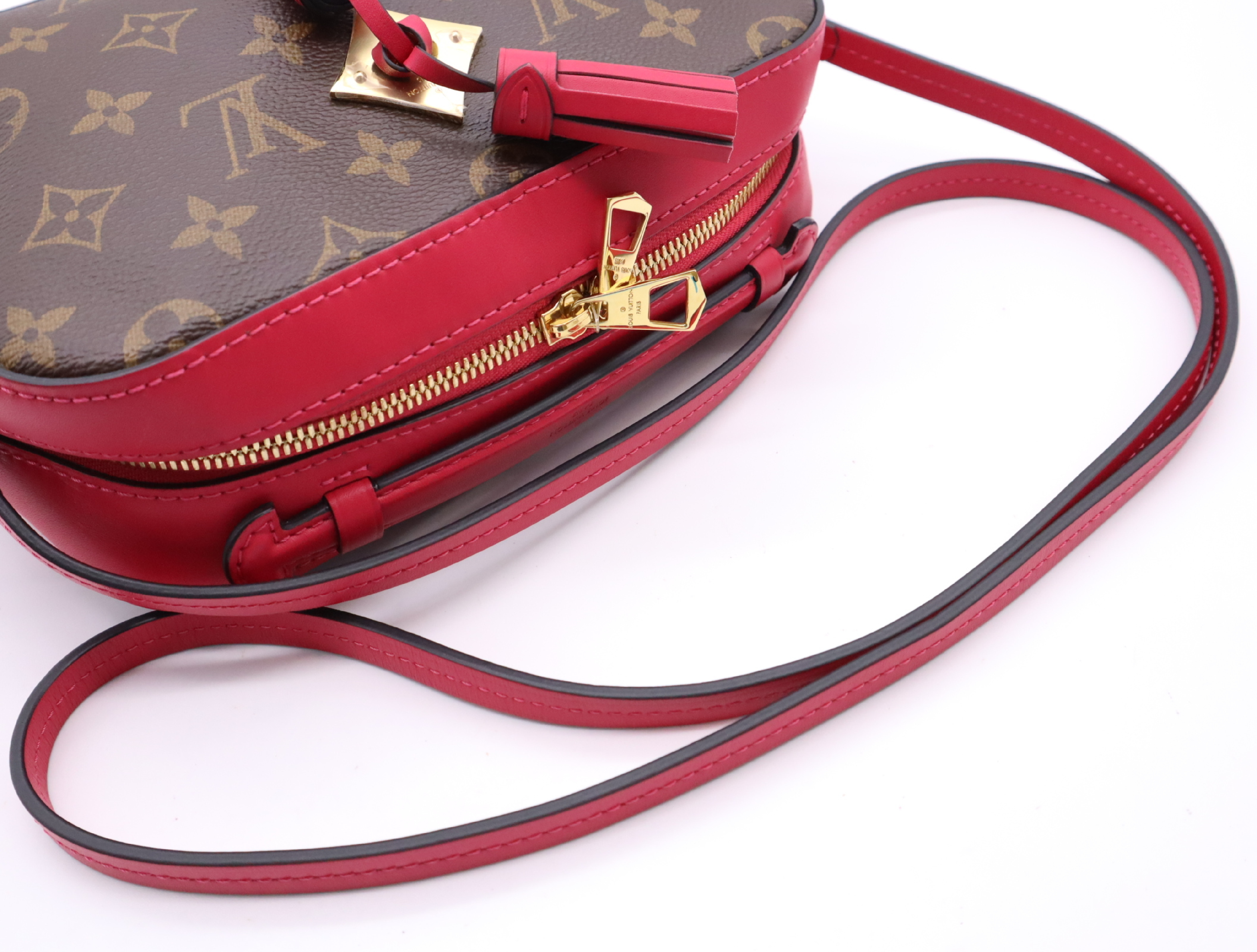 M43557 Monogram Saint-Onge Freesia Shoulder Bag with Dust Bag, RFID Tested. — view 12