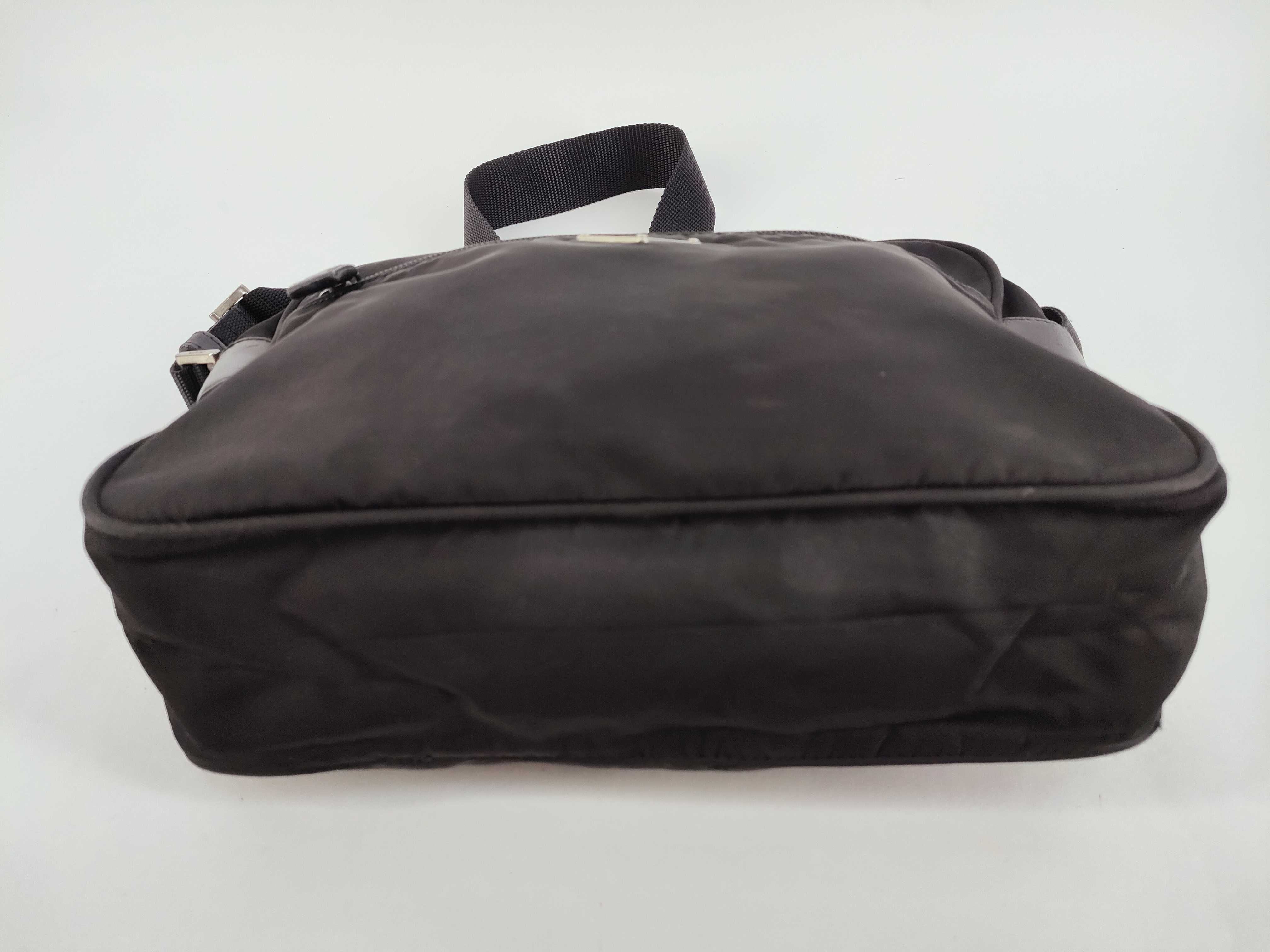 Triangle Logo Nylon Shoulder Bag White Tag 58 Shoulder Bag — view 7