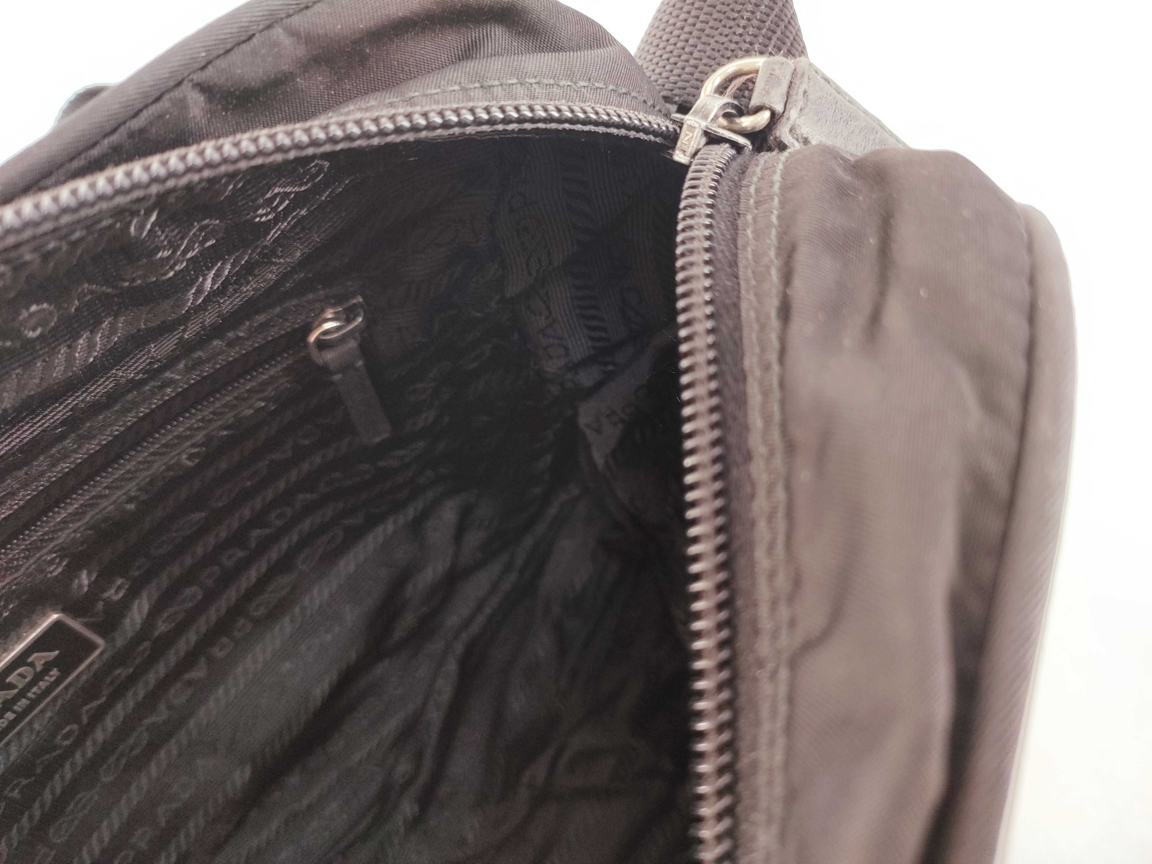 Triangle Logo Nylon Shoulder Bag White Tag 58 Shoulder Bag — view 10