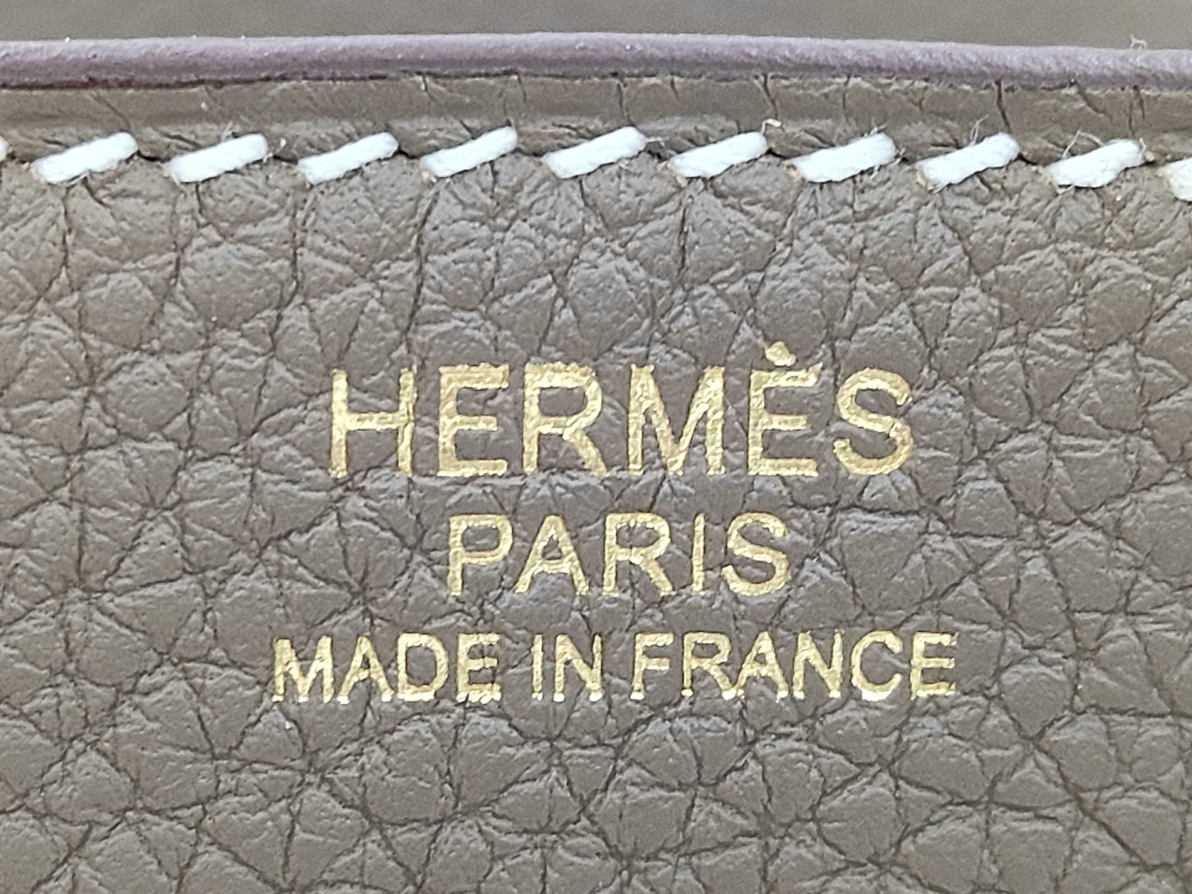 Birkin 30 Etoupe Togo Gold Hardware W Stamp Handbag — view 11