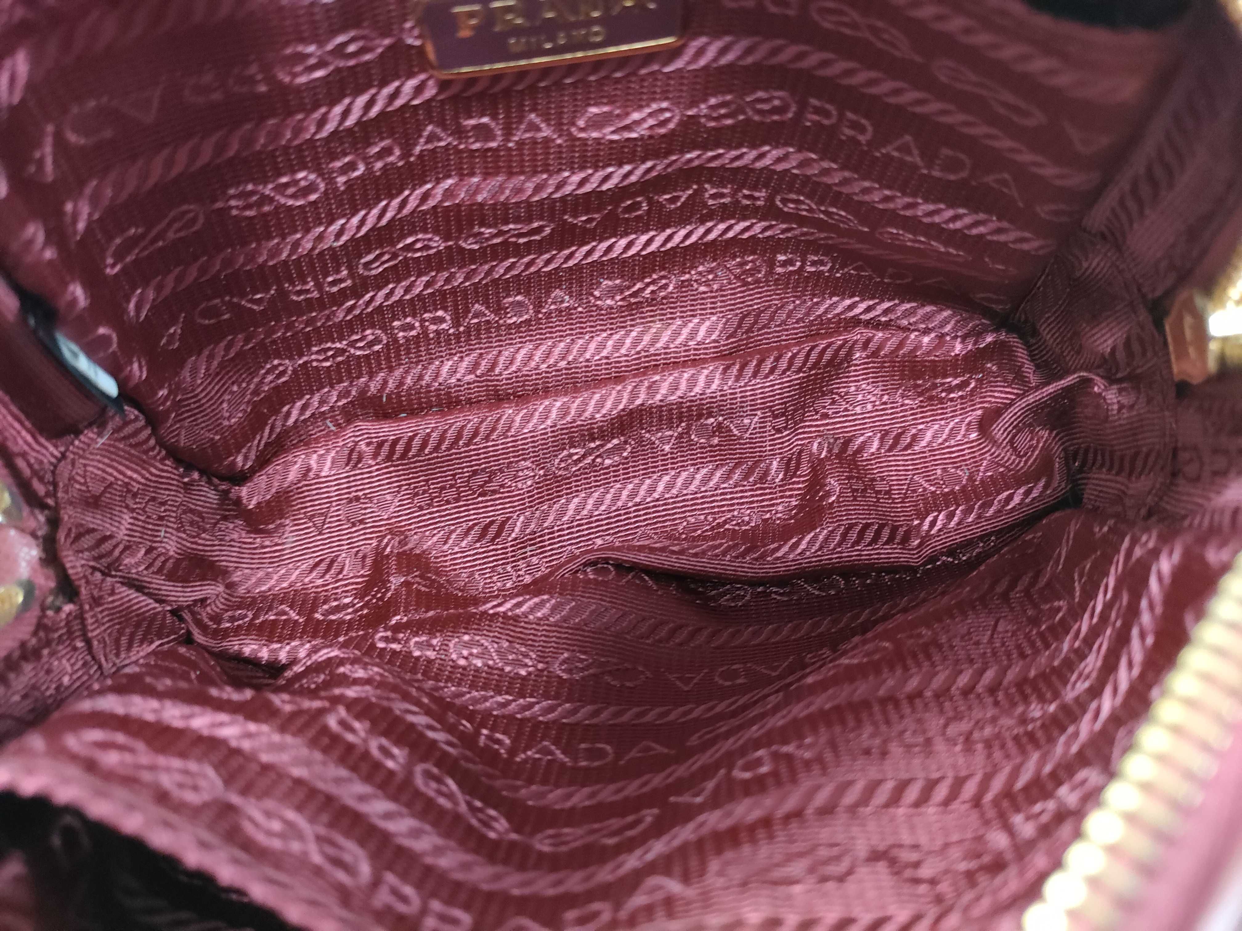 Saffiano Chain Shoulder Bag, Pink — view 10