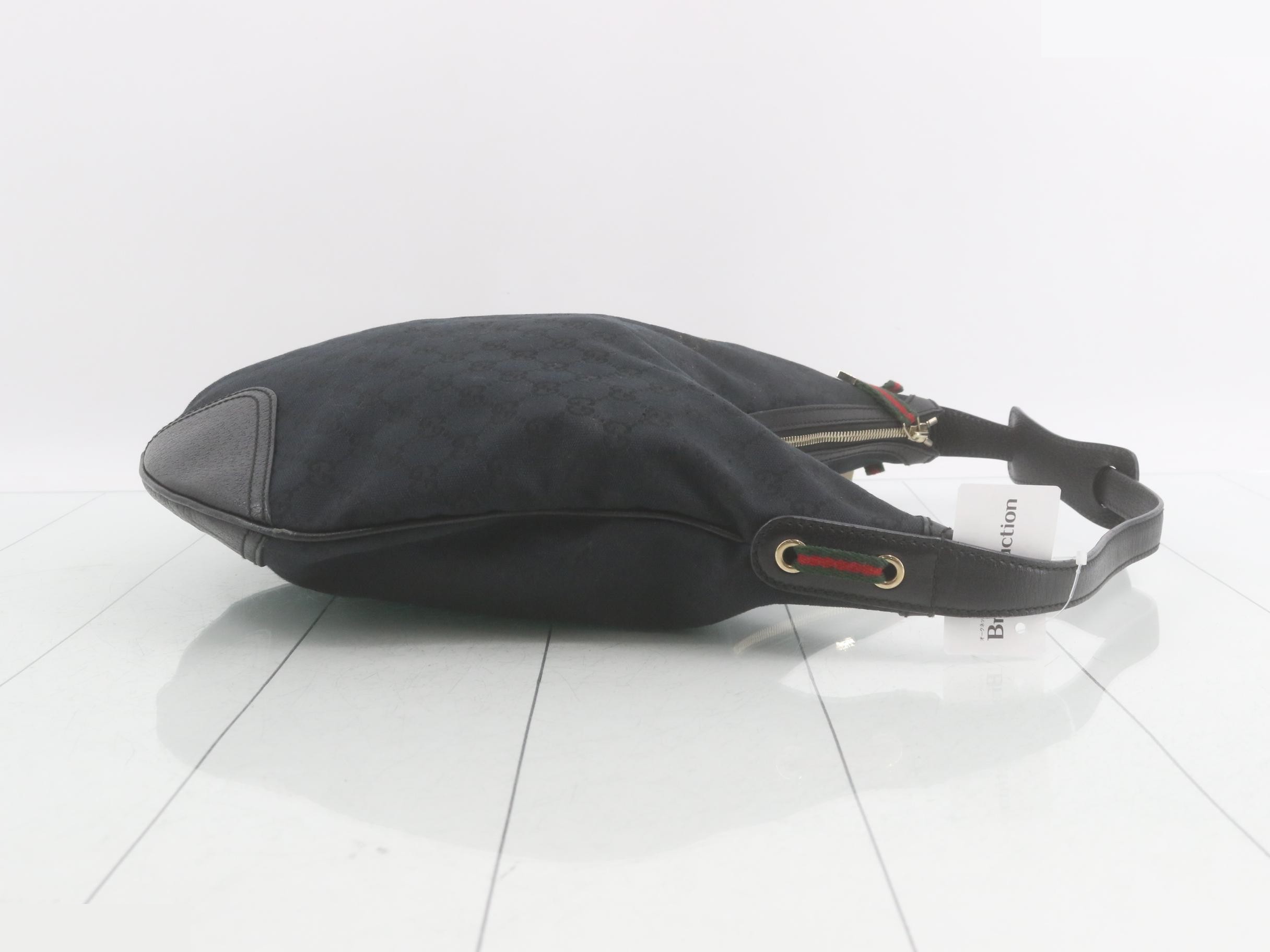 GG Canvas (Bag) - One-Shoulder Bag - Sherry - Black — view 3
