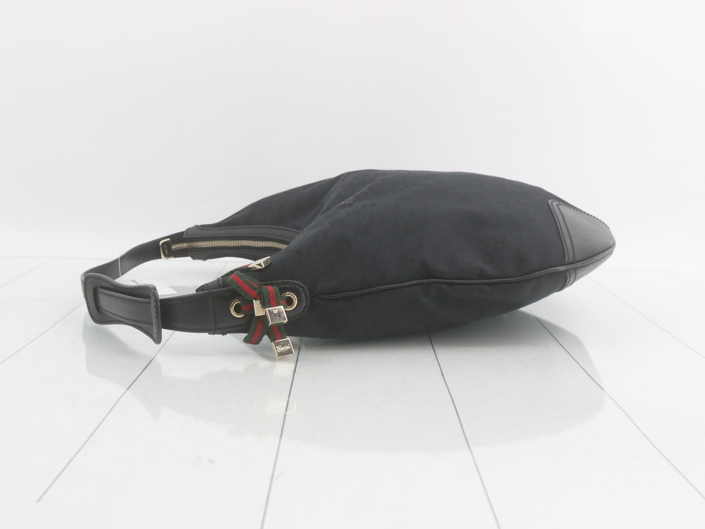 GG Canvas (Bag) - One-Shoulder Bag - Sherry - Black — view 4