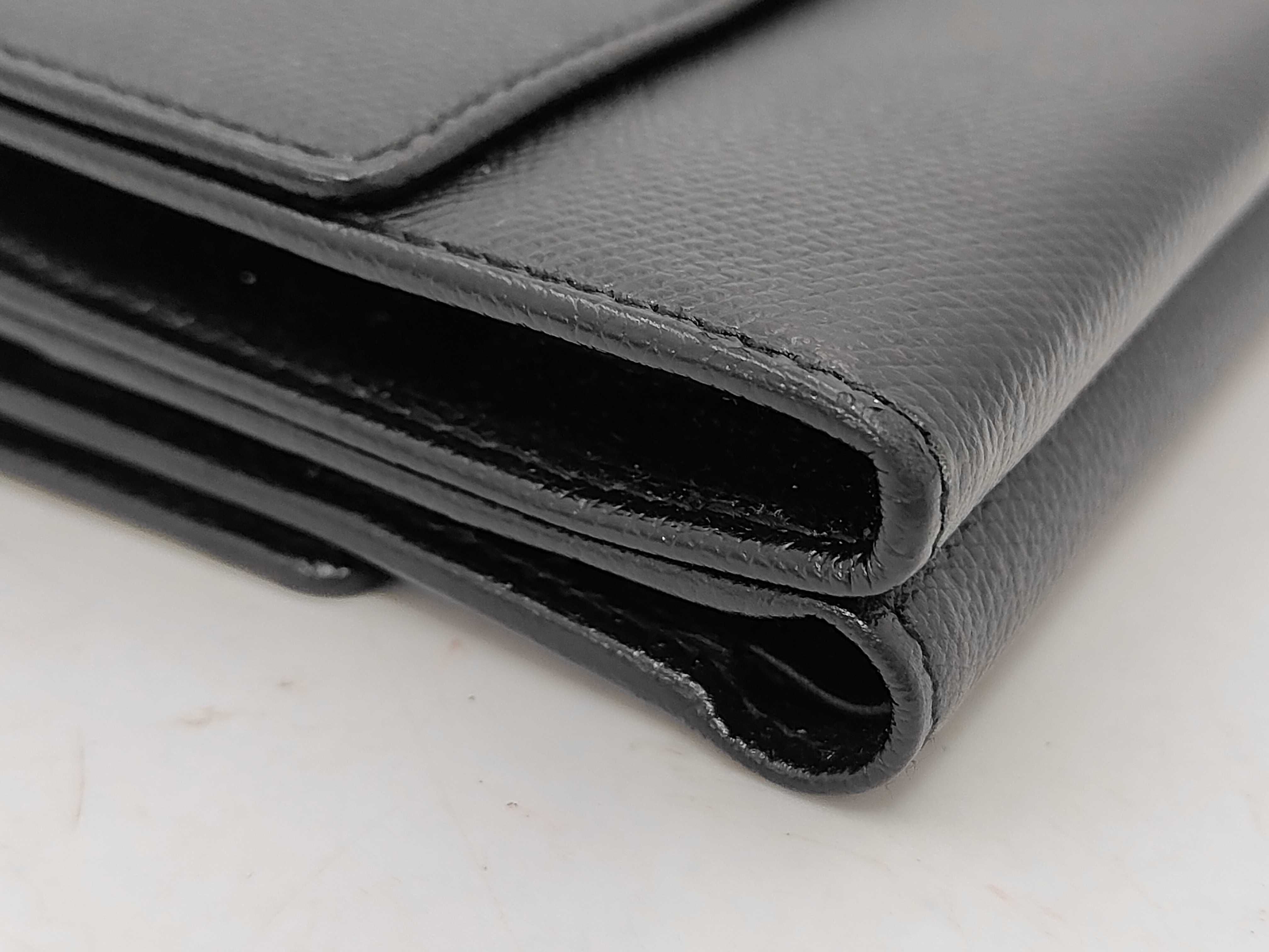 Coco Button Coco Mark Black Wallet 33 — view 7