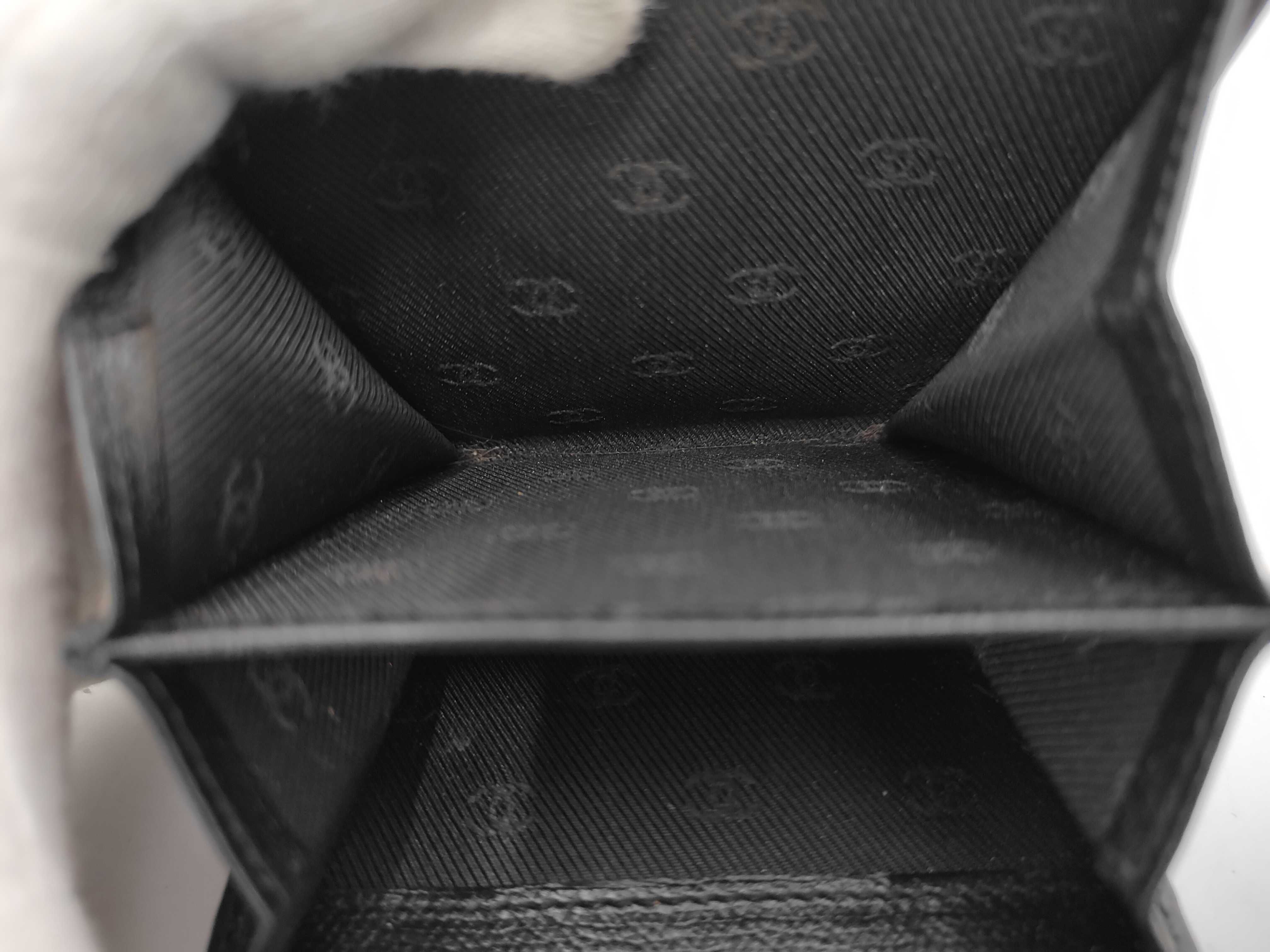 Coco Button Coco Mark Black Wallet 33 — view 9