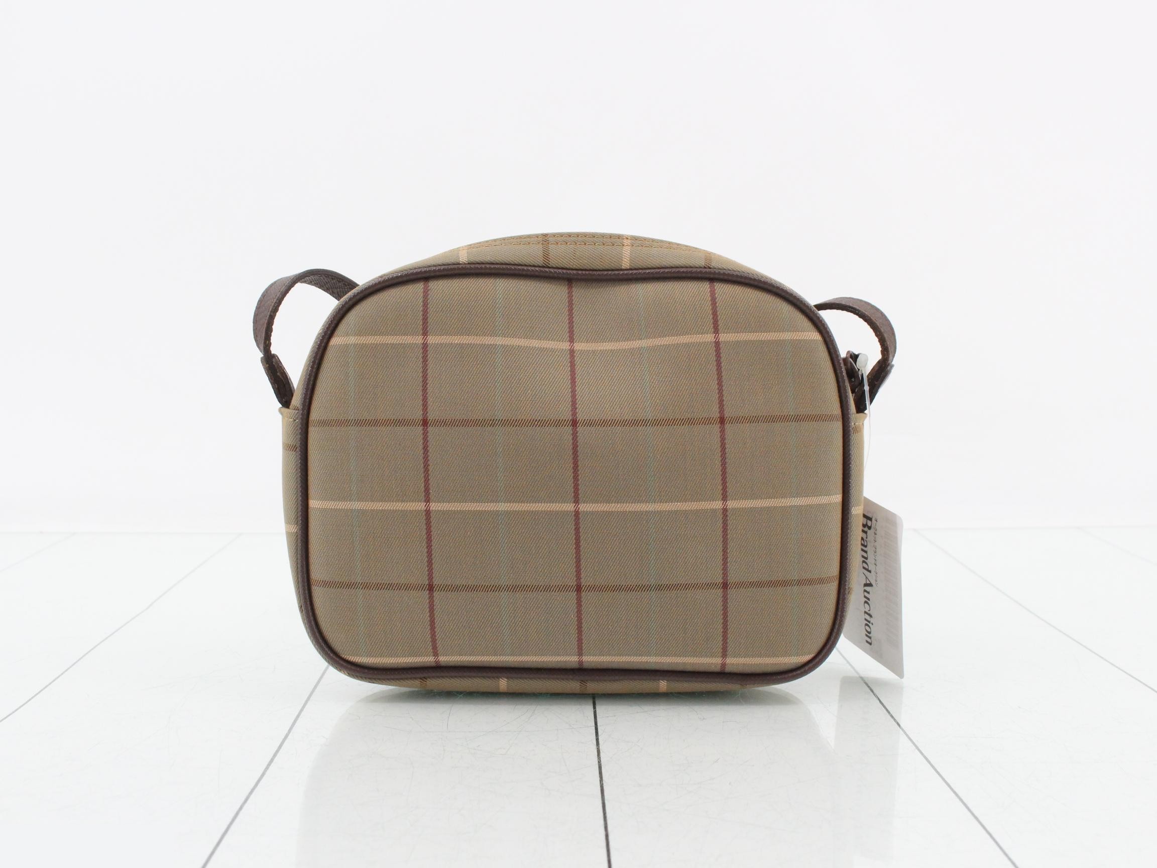 Mini shoulder bag, check pattern, W18 H14.5 D4.5 — view 2
