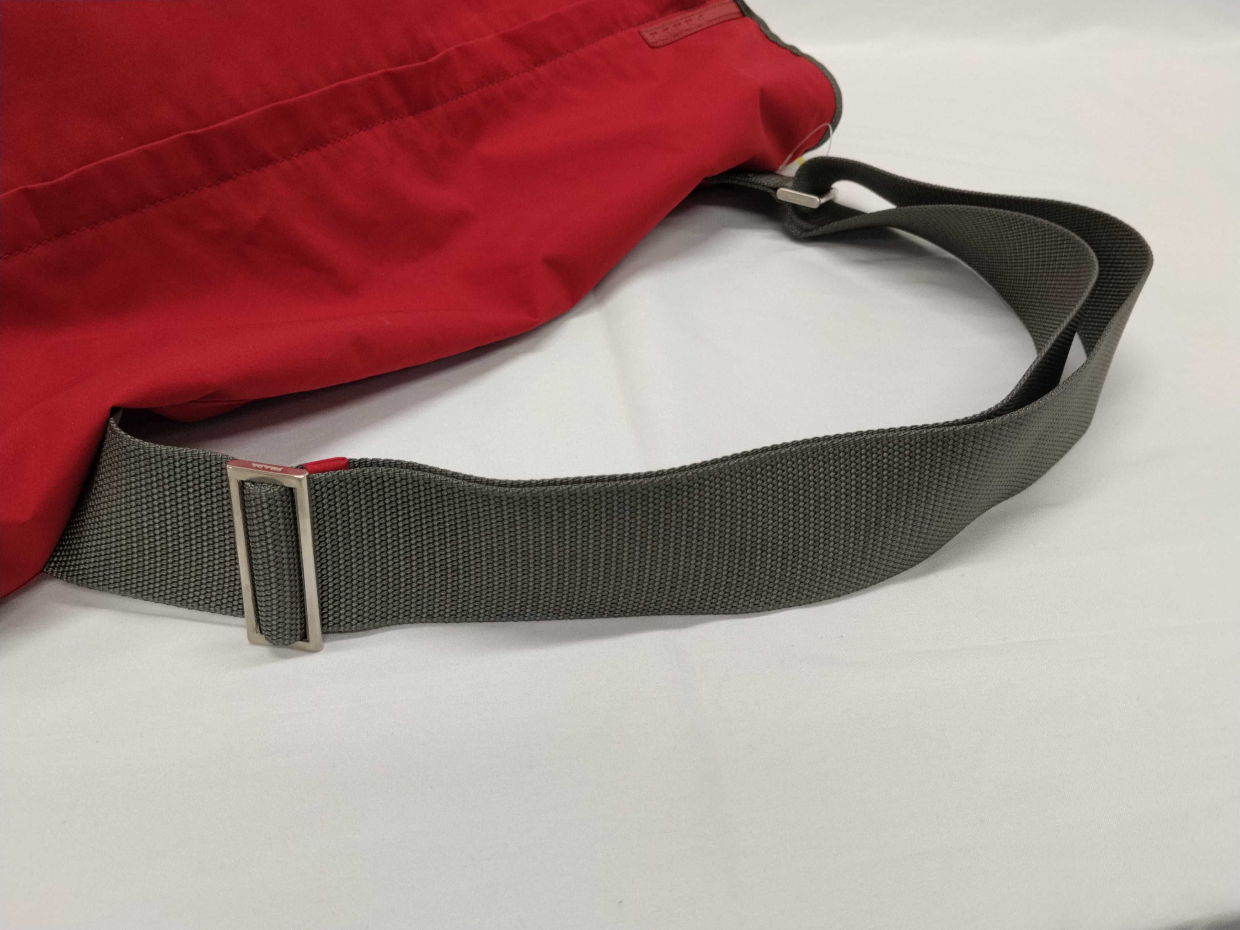 Sport Nylon Shoulder Bag, Red — view 3