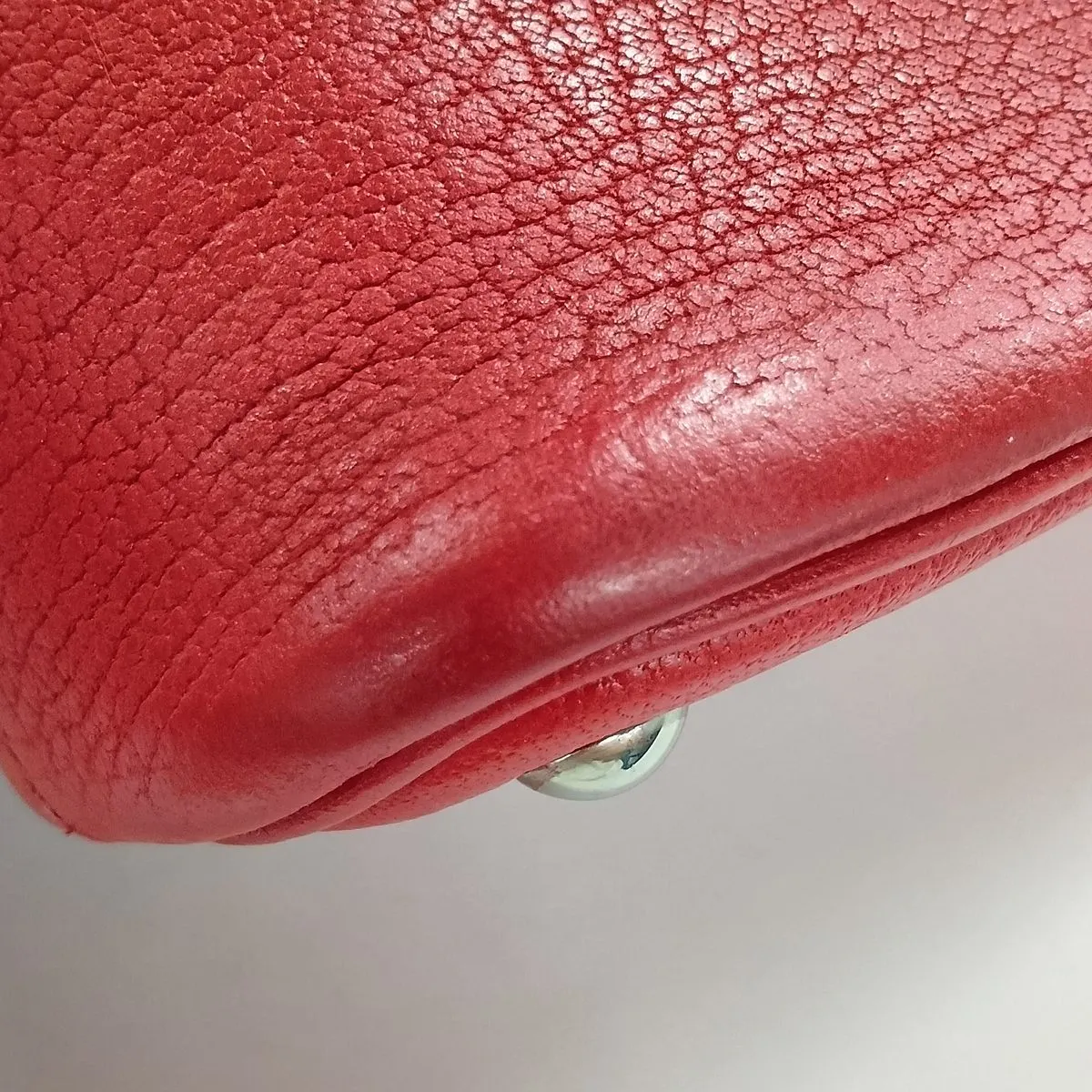 Bolide 27 Chevre Rouge Vif Silver Hardware H:2004 — view 11
