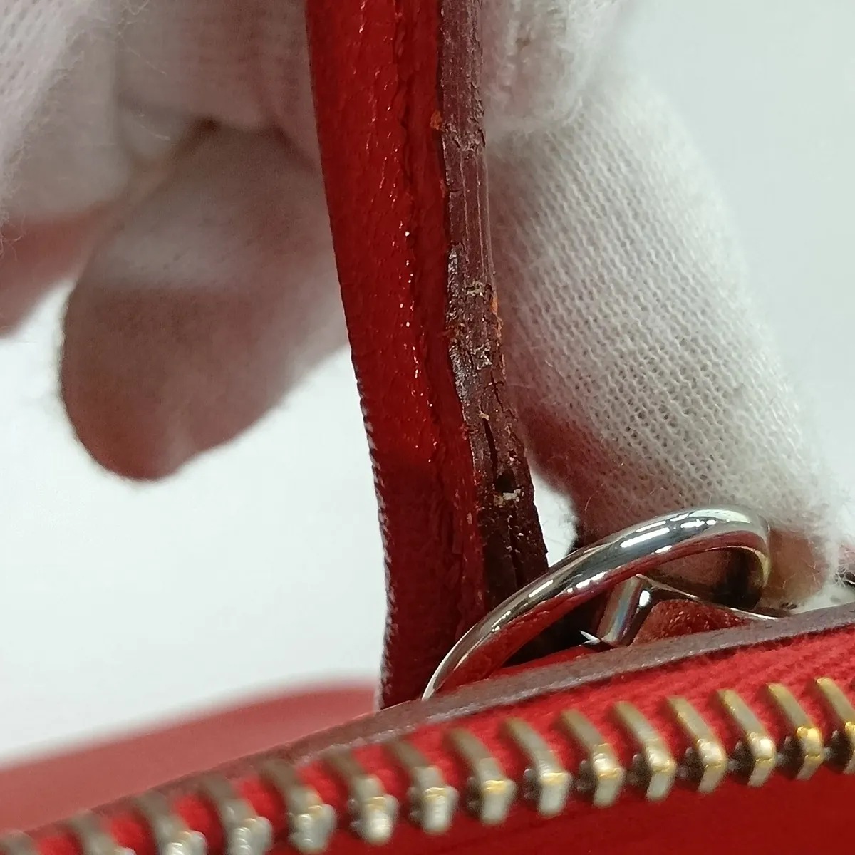 Bolide 27 Chevre Rouge Vif Silver Hardware H:2004 — view 13