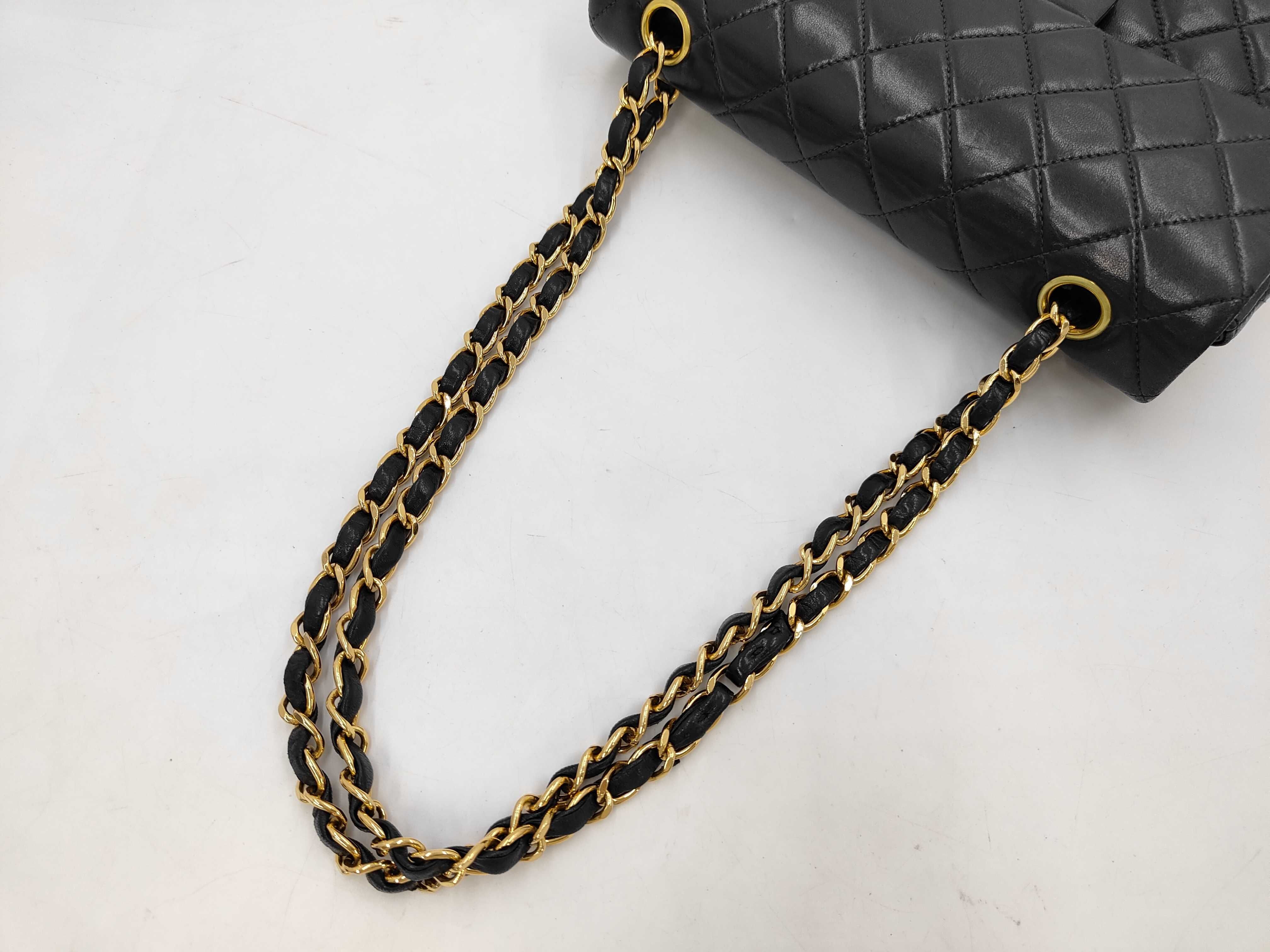 Matelassé Chain Shoulder Bag, Lambskin Shoulder Bag — view 5