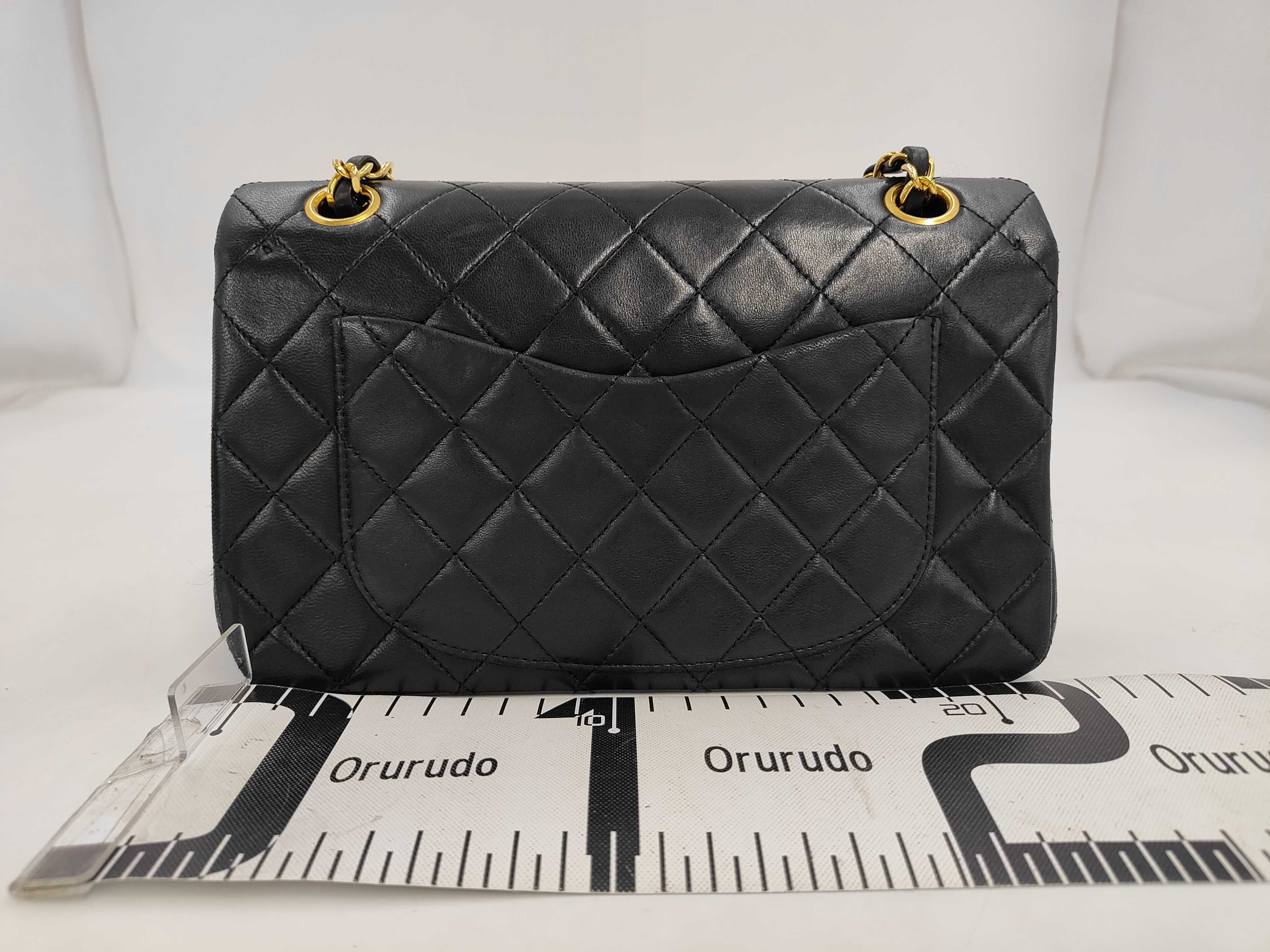 Matelassé 23 Lambskin Double Flap Double Chain Shoulder Bag — view 2