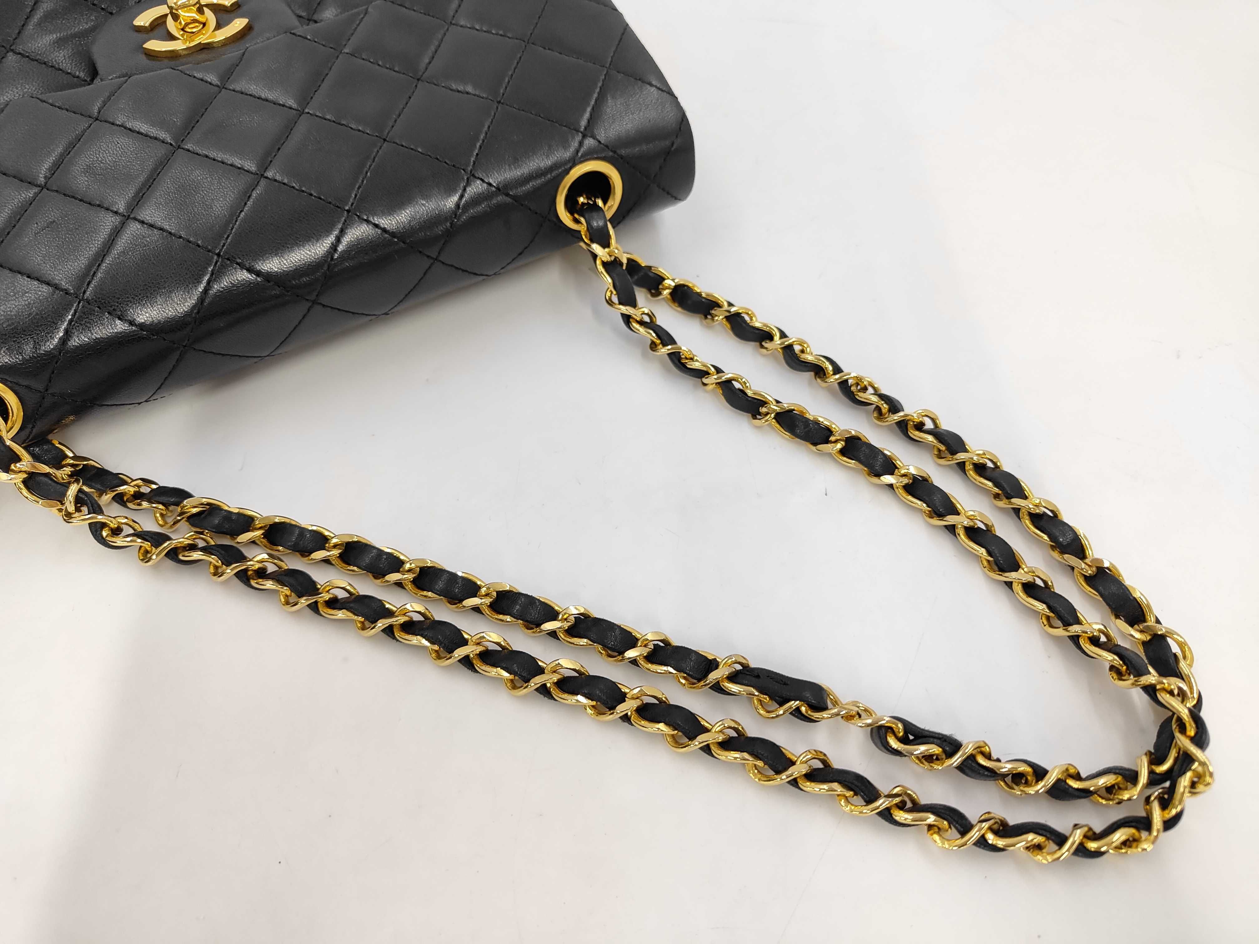 Matelassé 23 Lambskin Double Flap Double Chain Shoulder Bag — view 5