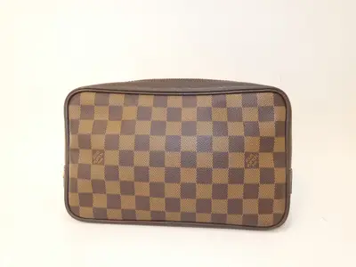 Damier Trouse Toilette Clutch Bag