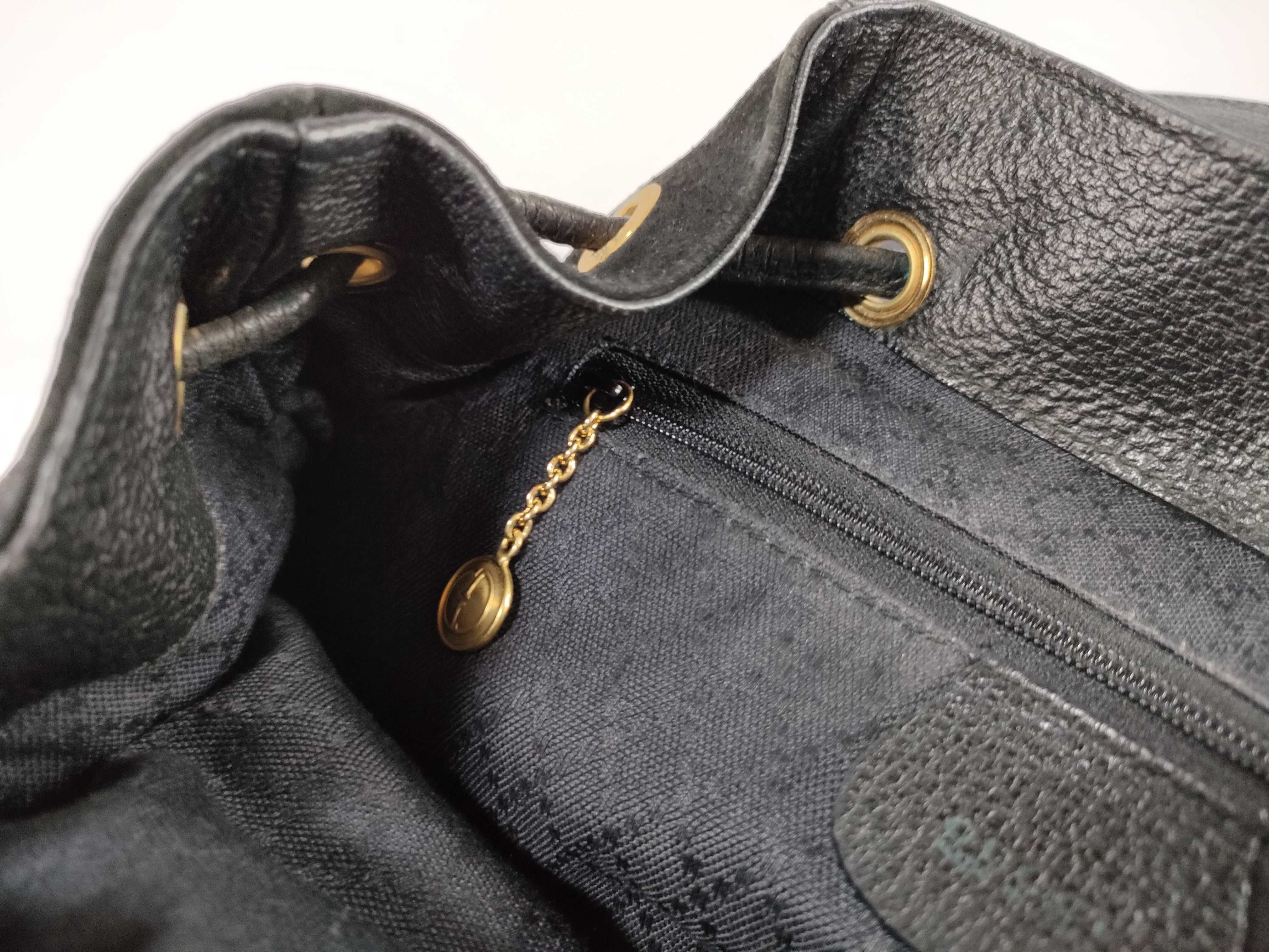 Bamboo 003-2058-0016 Black Leather Backpack — view 13